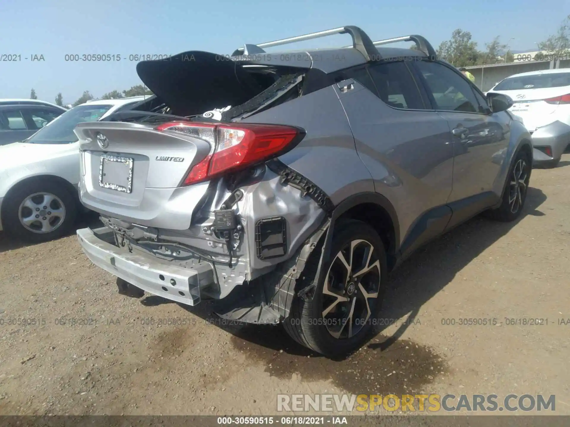 4 Photograph of a damaged car JTNKHMBX8K1043688 TOYOTA C-HR 2019