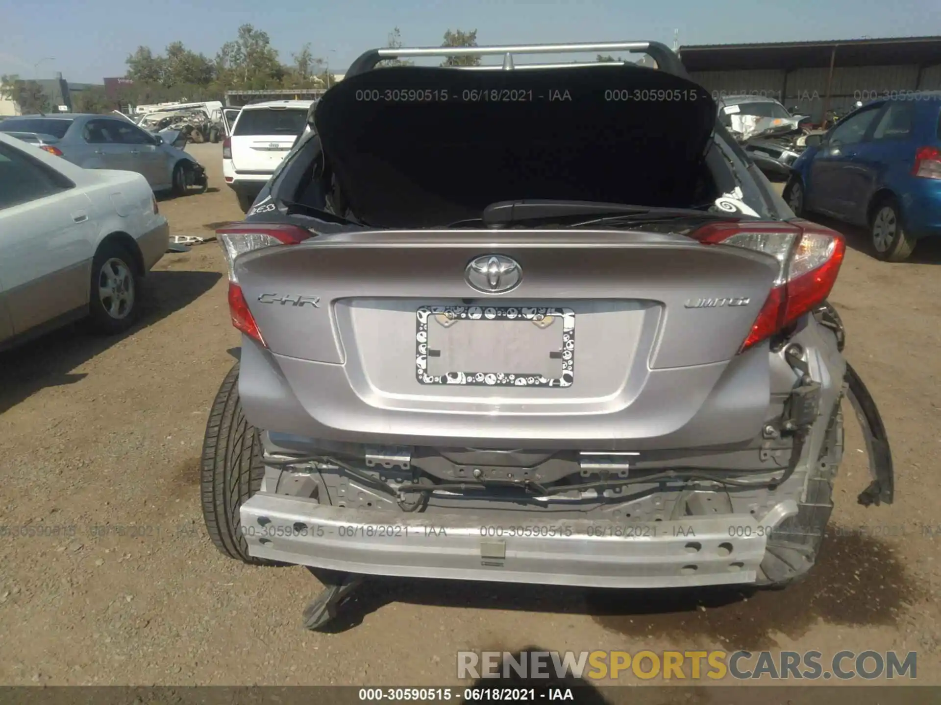 6 Photograph of a damaged car JTNKHMBX8K1043688 TOYOTA C-HR 2019