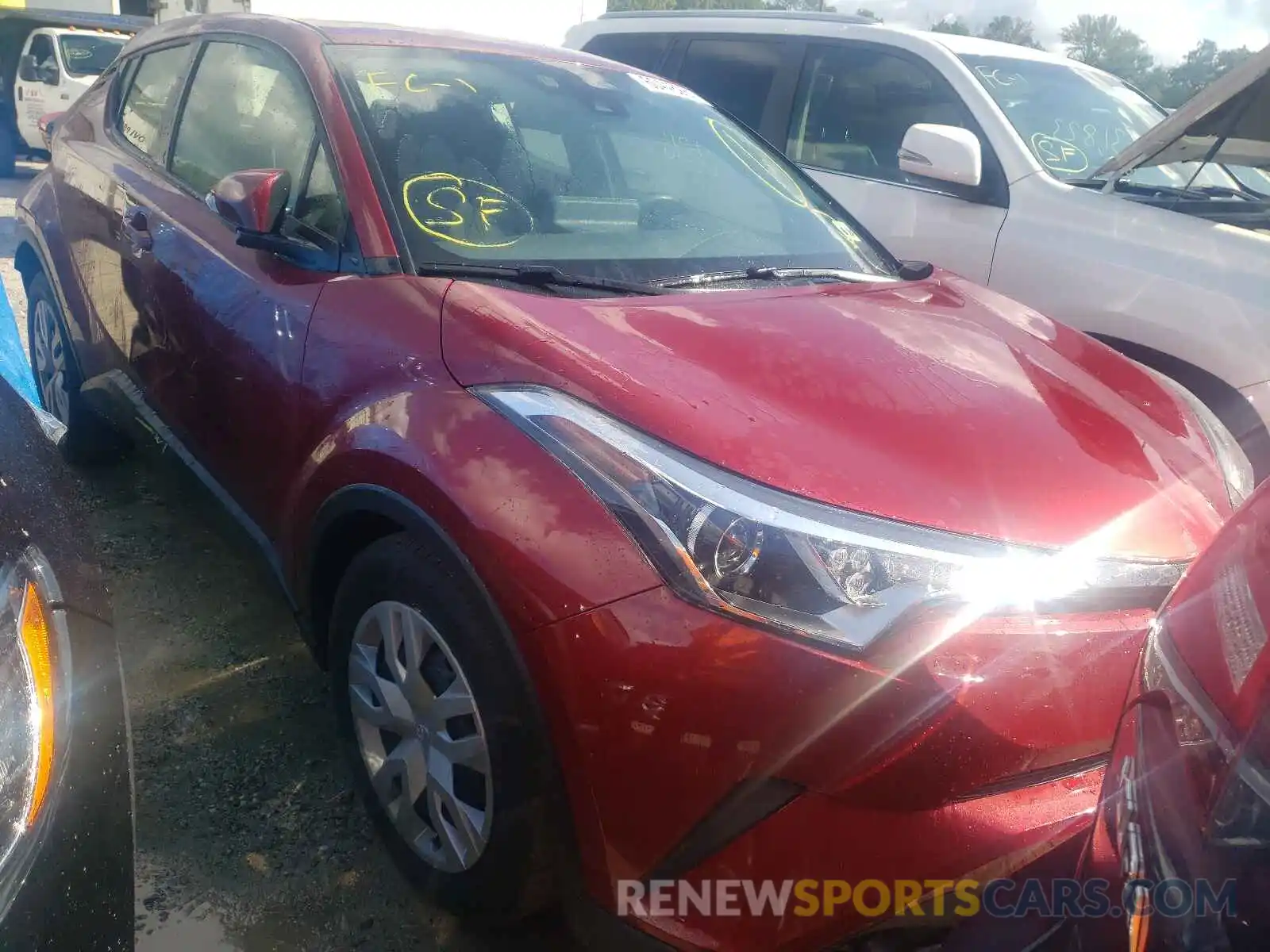 1 Photograph of a damaged car JTNKHMBX8K1043870 TOYOTA C-HR 2019