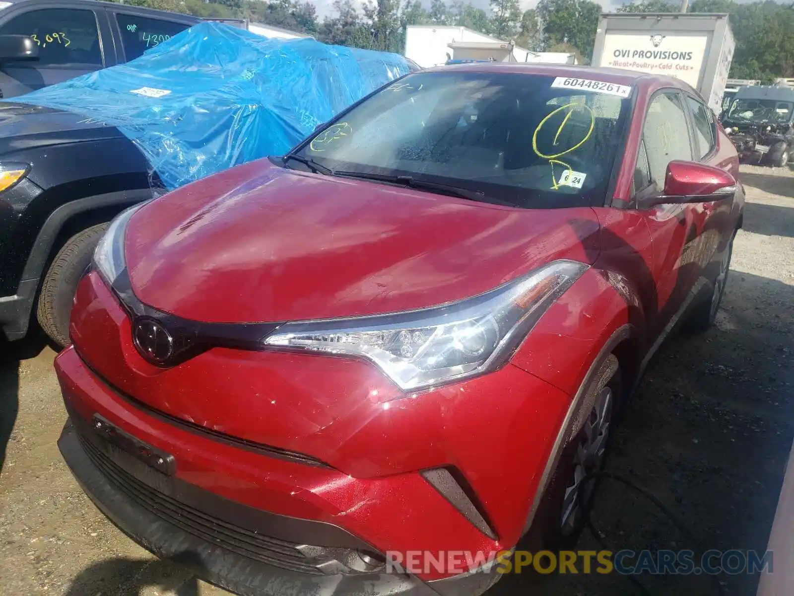 2 Photograph of a damaged car JTNKHMBX8K1043870 TOYOTA C-HR 2019