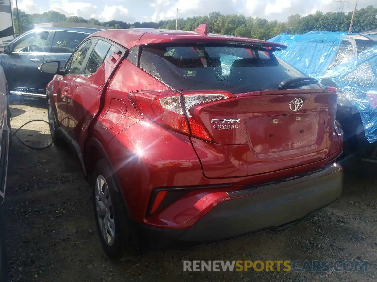 3 Photograph of a damaged car JTNKHMBX8K1043870 TOYOTA C-HR 2019