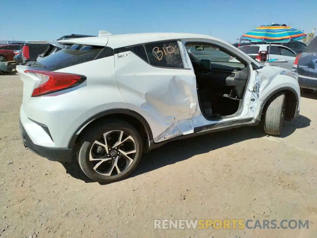 9 Photograph of a damaged car JTNKHMBX8K1044209 TOYOTA C-HR 2019