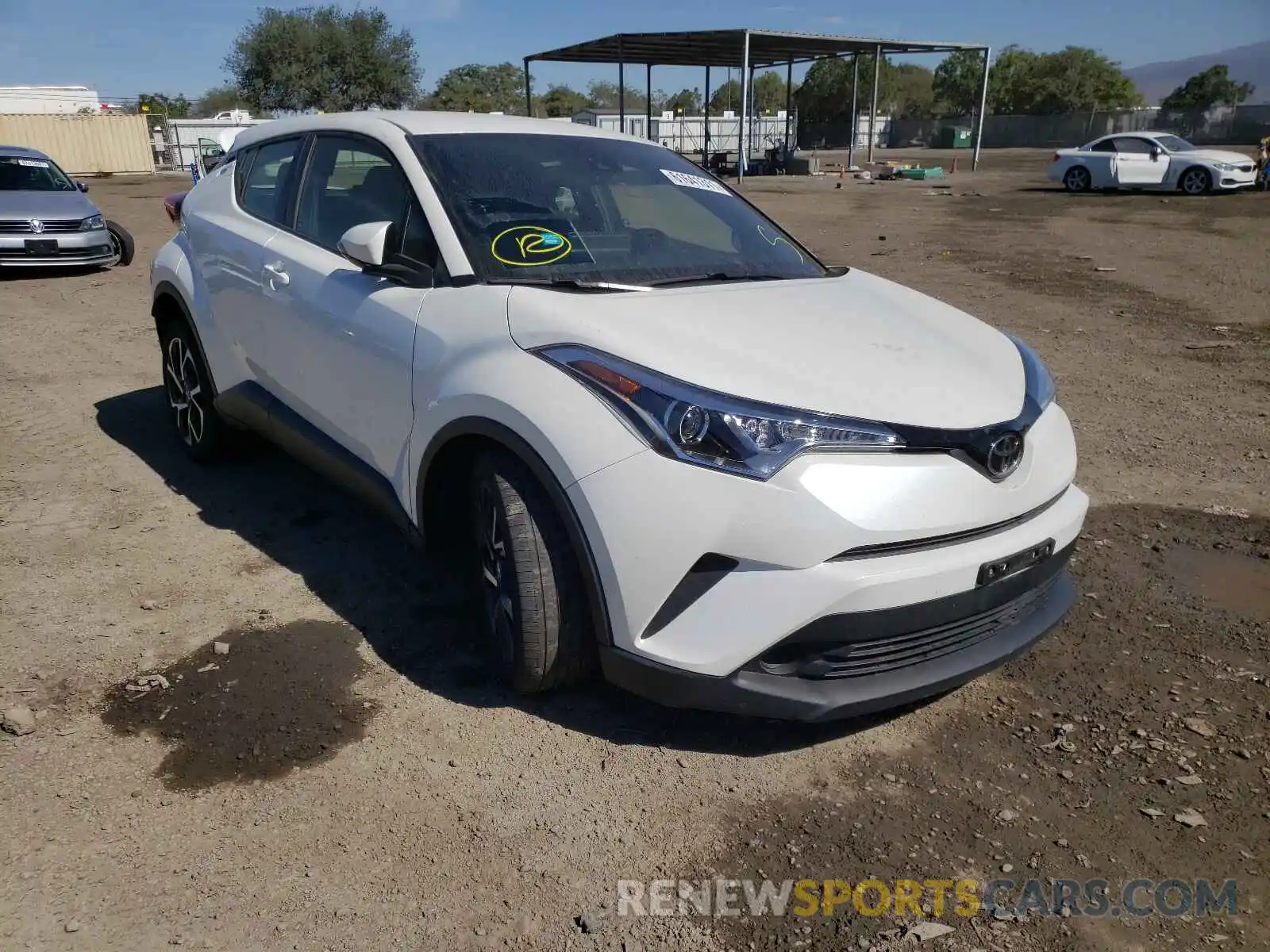 1 Photograph of a damaged car JTNKHMBX8K1044601 TOYOTA C-HR 2019