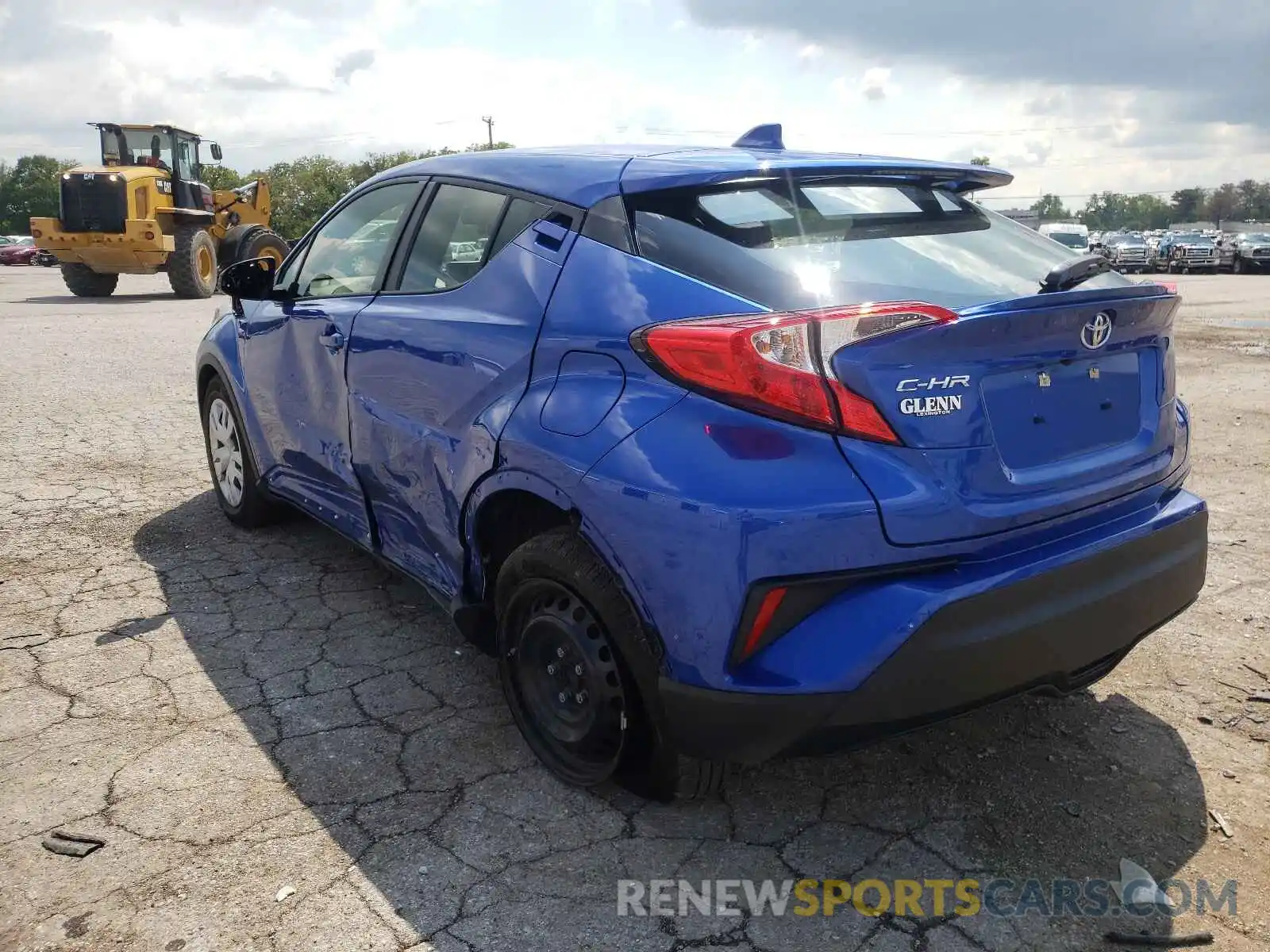 3 Photograph of a damaged car JTNKHMBX8K1047983 TOYOTA C-HR 2019