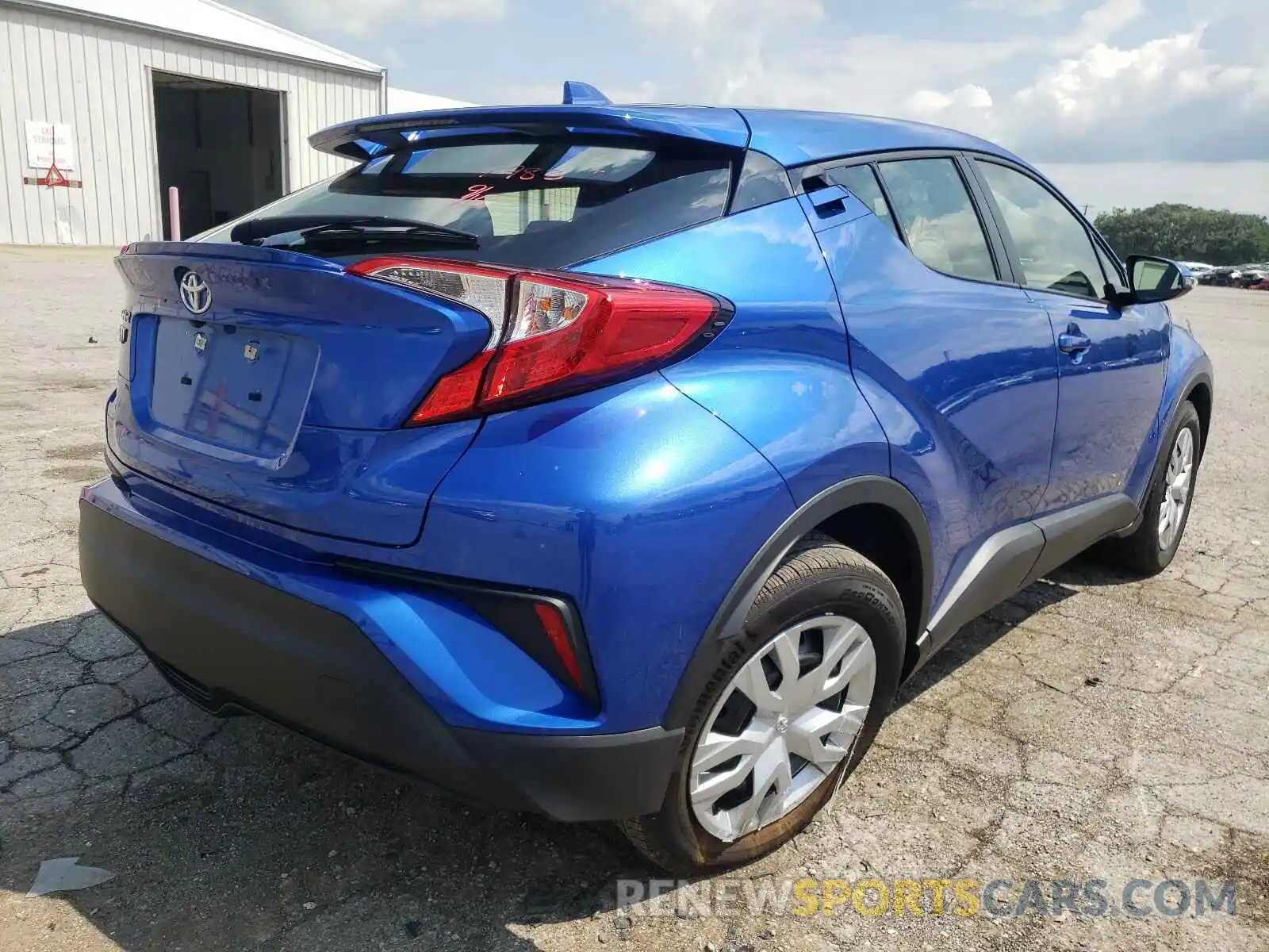 4 Photograph of a damaged car JTNKHMBX8K1047983 TOYOTA C-HR 2019