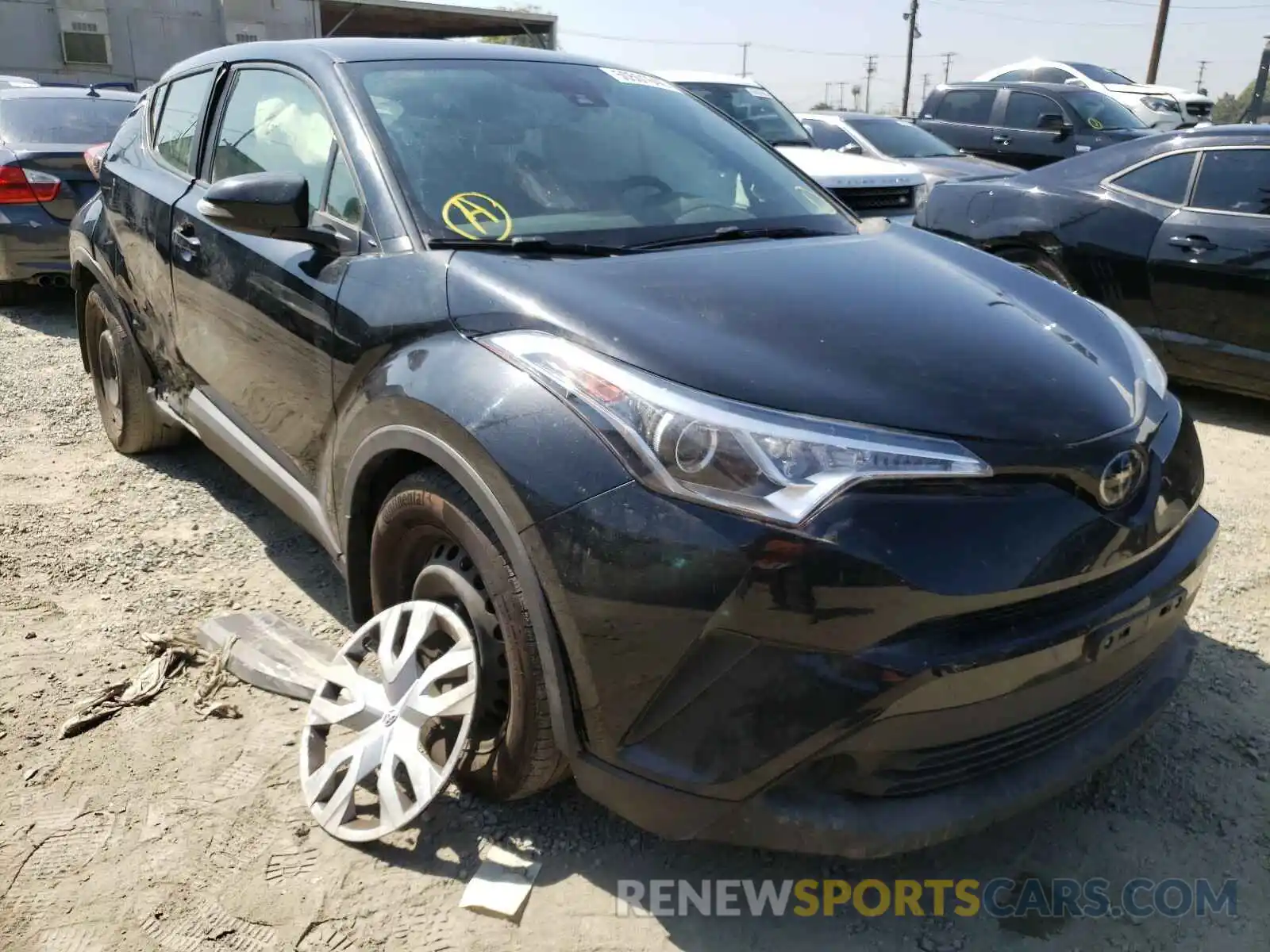 1 Photograph of a damaged car JTNKHMBX8K1048910 TOYOTA C-HR 2019