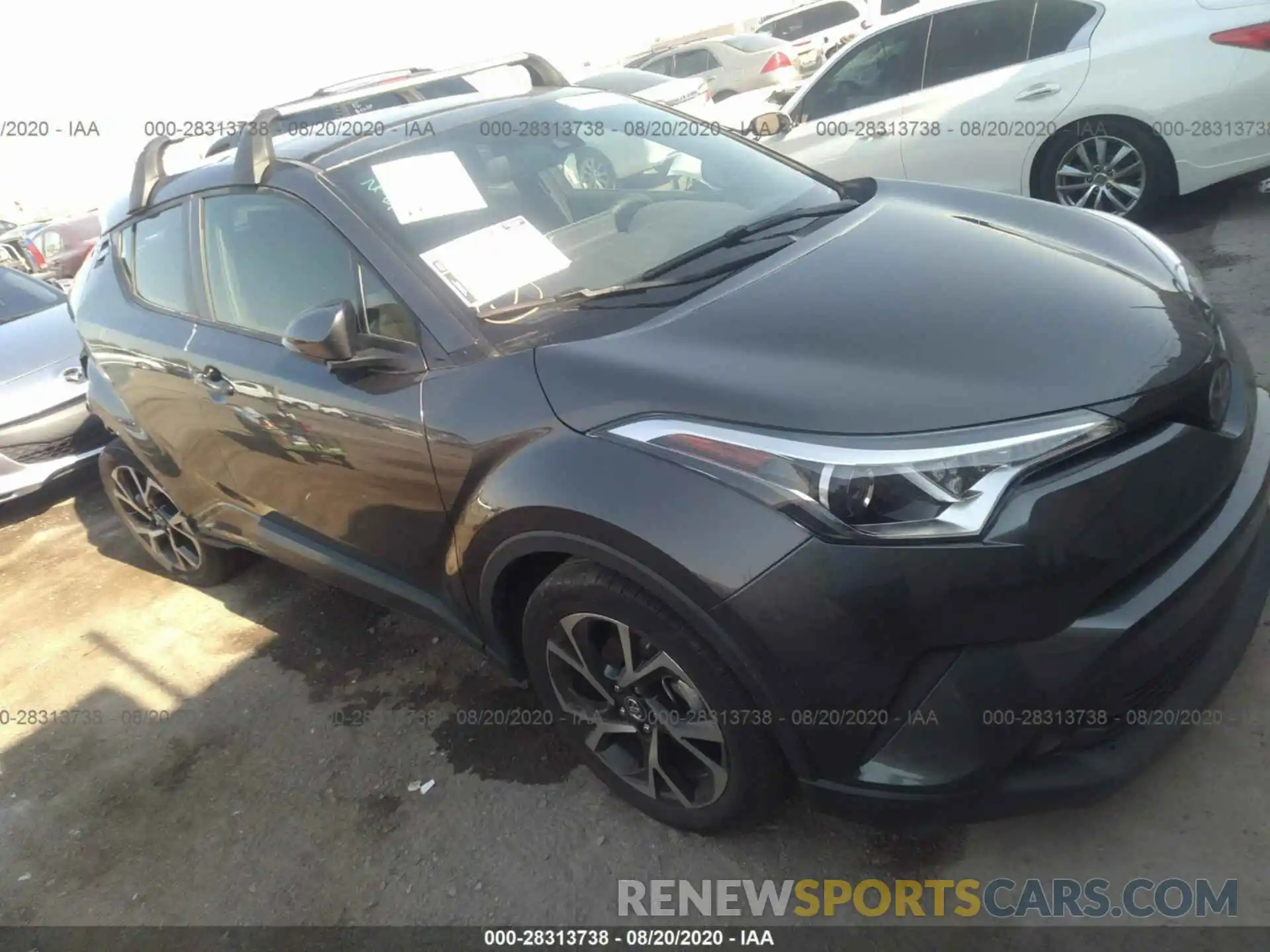 1 Photograph of a damaged car JTNKHMBX8K1049054 TOYOTA C-HR 2019