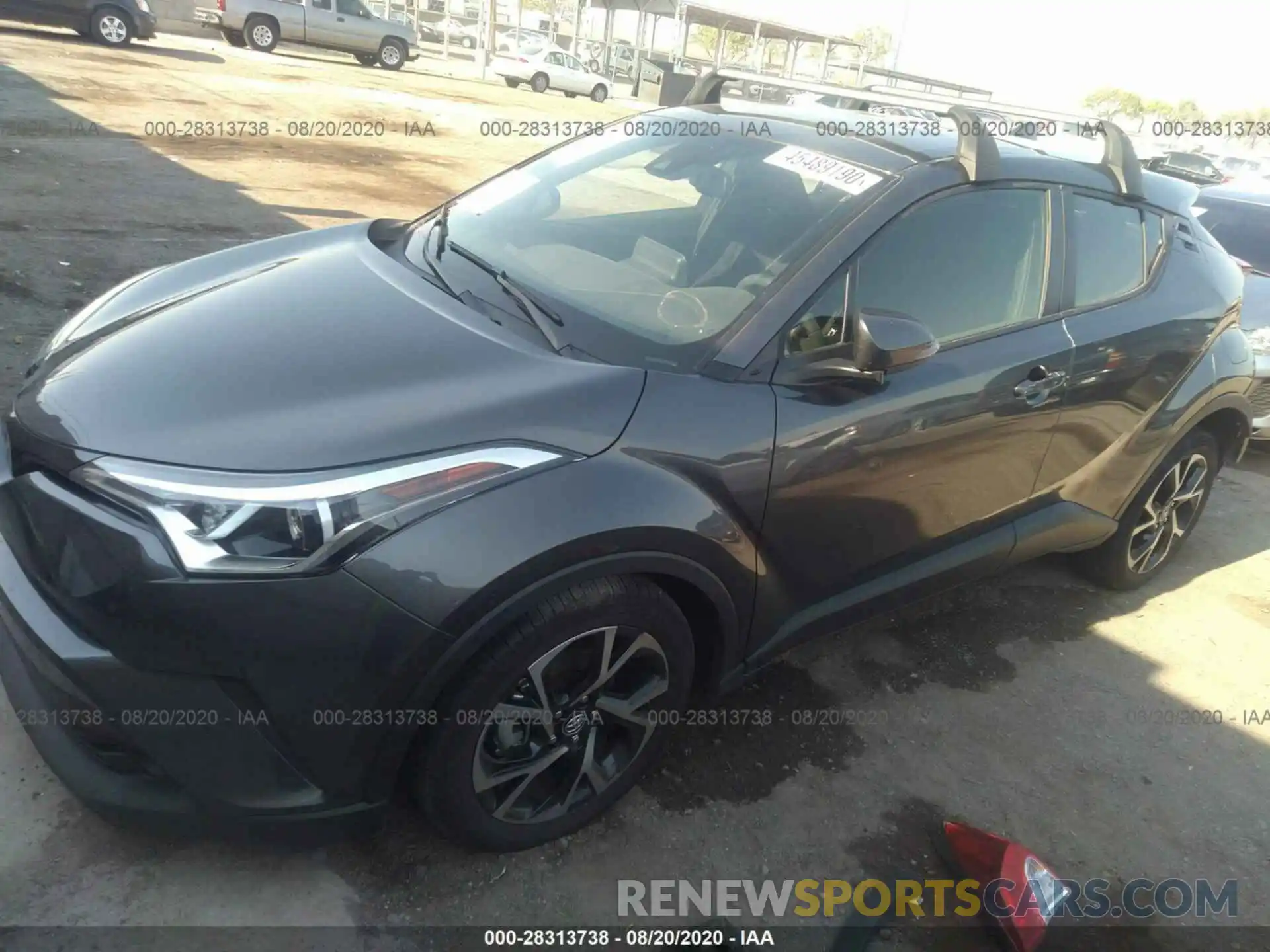 2 Photograph of a damaged car JTNKHMBX8K1049054 TOYOTA C-HR 2019