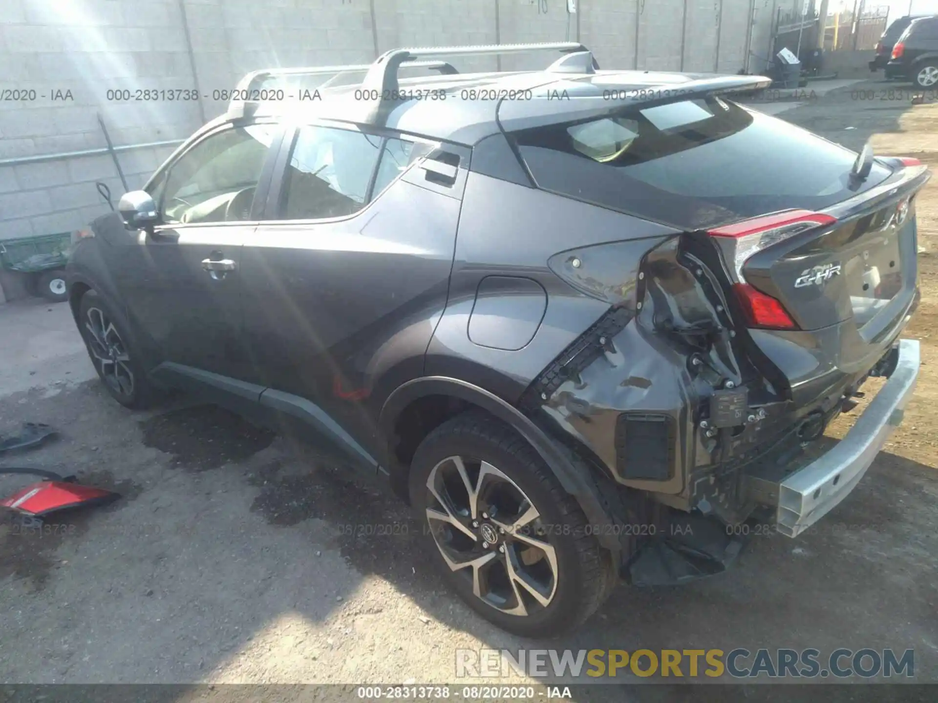 3 Photograph of a damaged car JTNKHMBX8K1049054 TOYOTA C-HR 2019