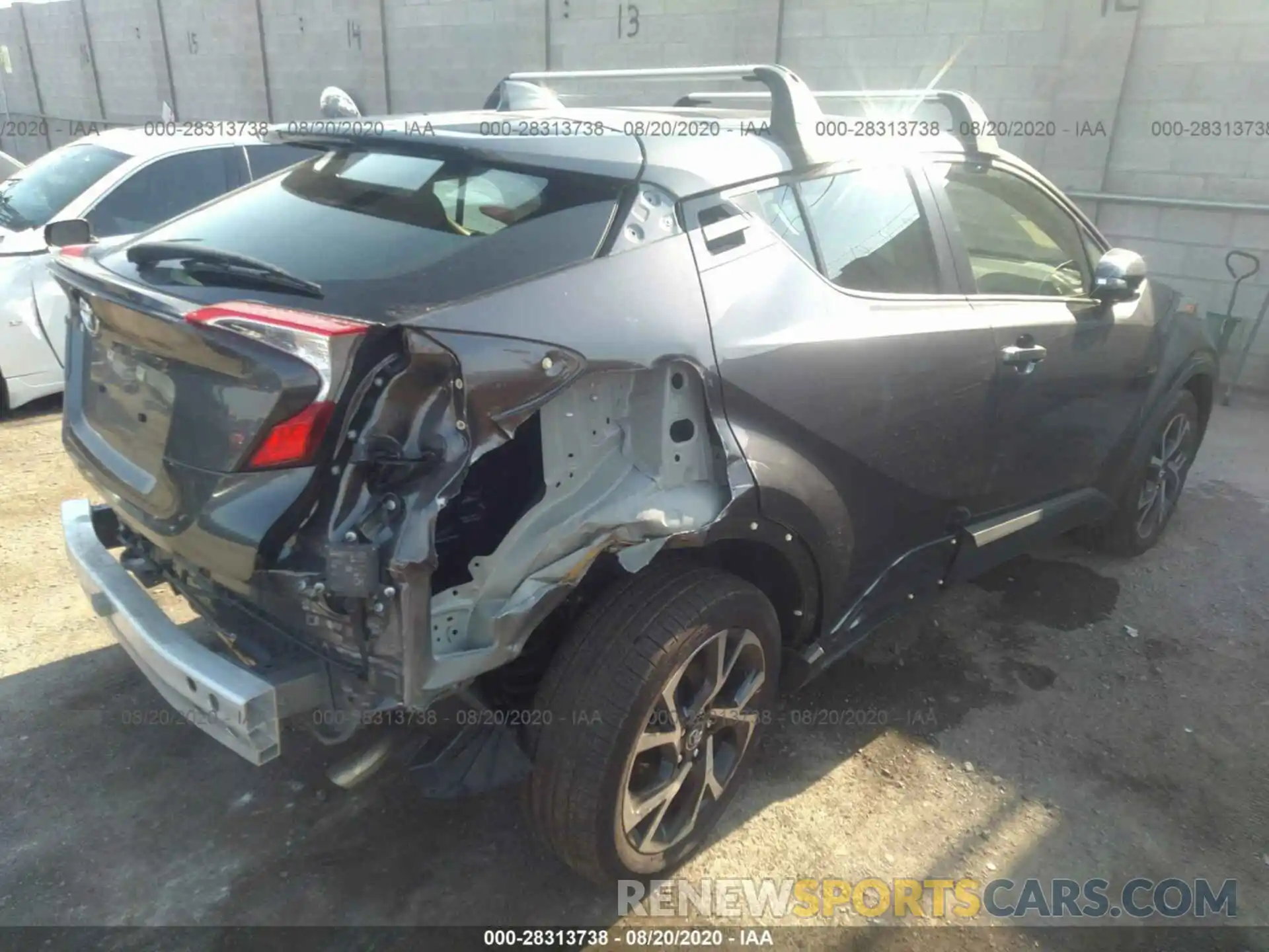 4 Photograph of a damaged car JTNKHMBX8K1049054 TOYOTA C-HR 2019