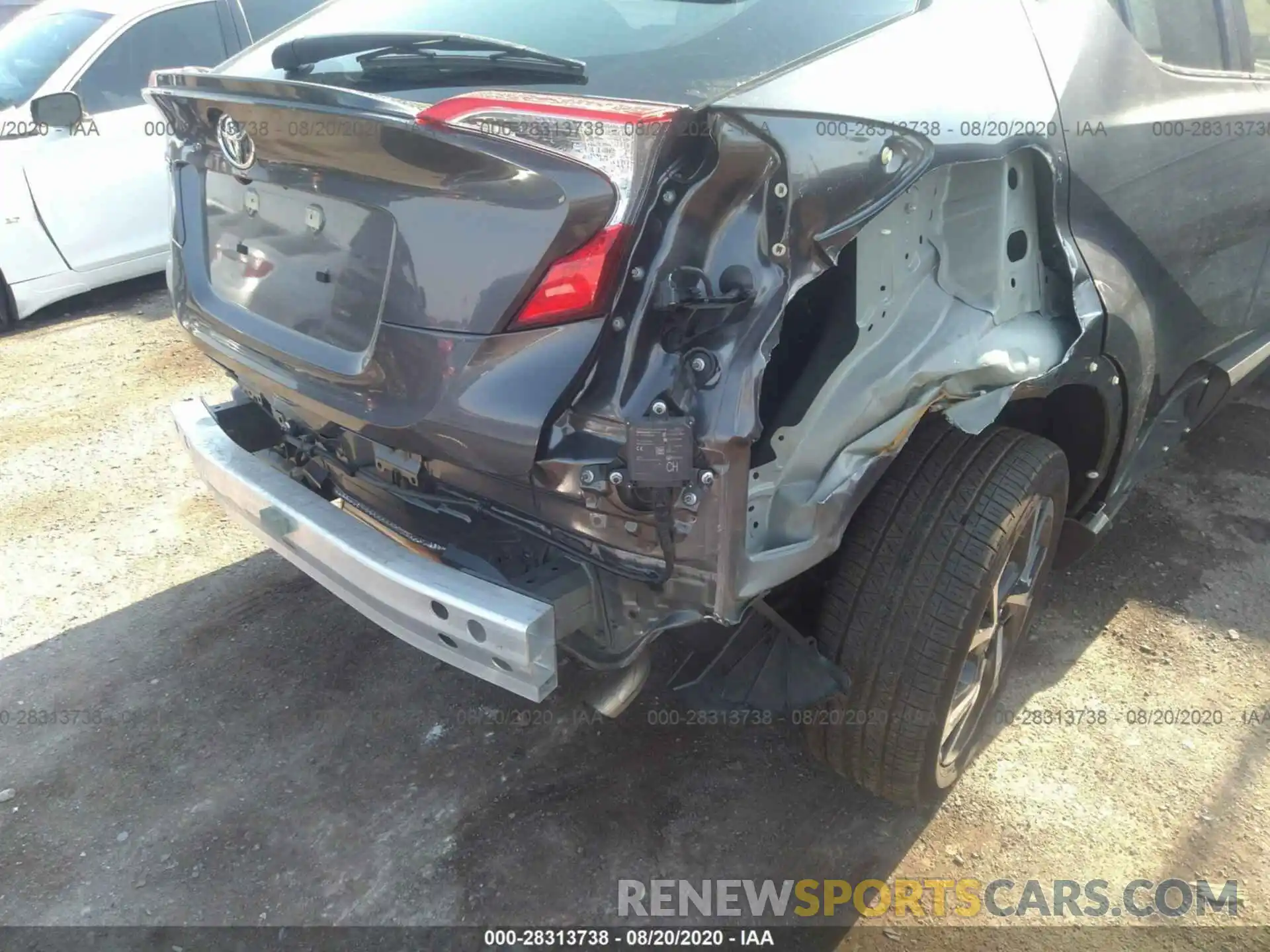 6 Фотография поврежденного автомобиля JTNKHMBX8K1049054 TOYOTA C-HR 2019