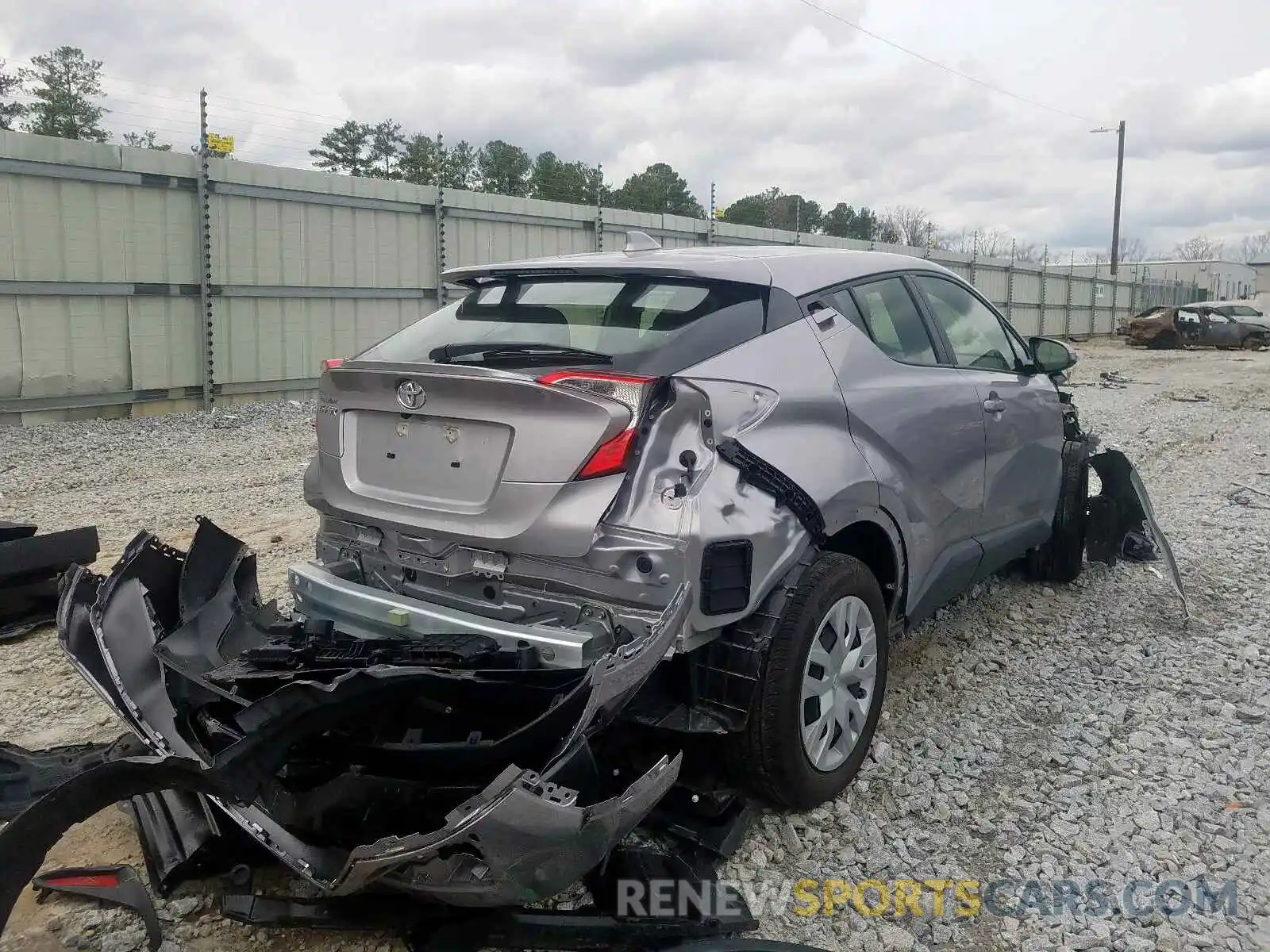4 Photograph of a damaged car JTNKHMBX8K1049717 TOYOTA C-HR 2019