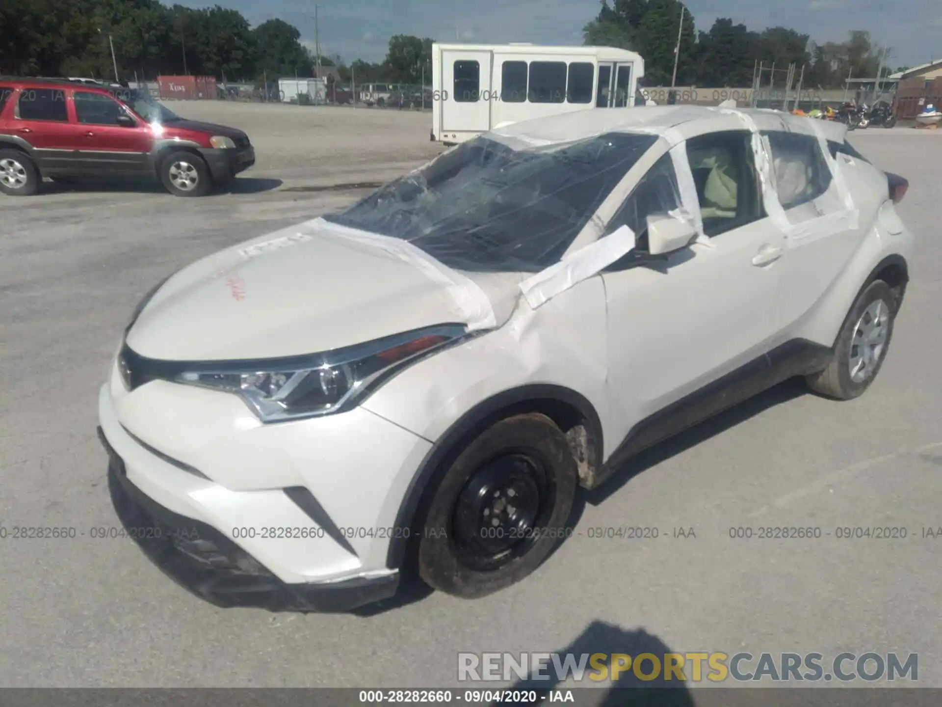 2 Photograph of a damaged car JTNKHMBX8K1049779 TOYOTA C-HR 2019