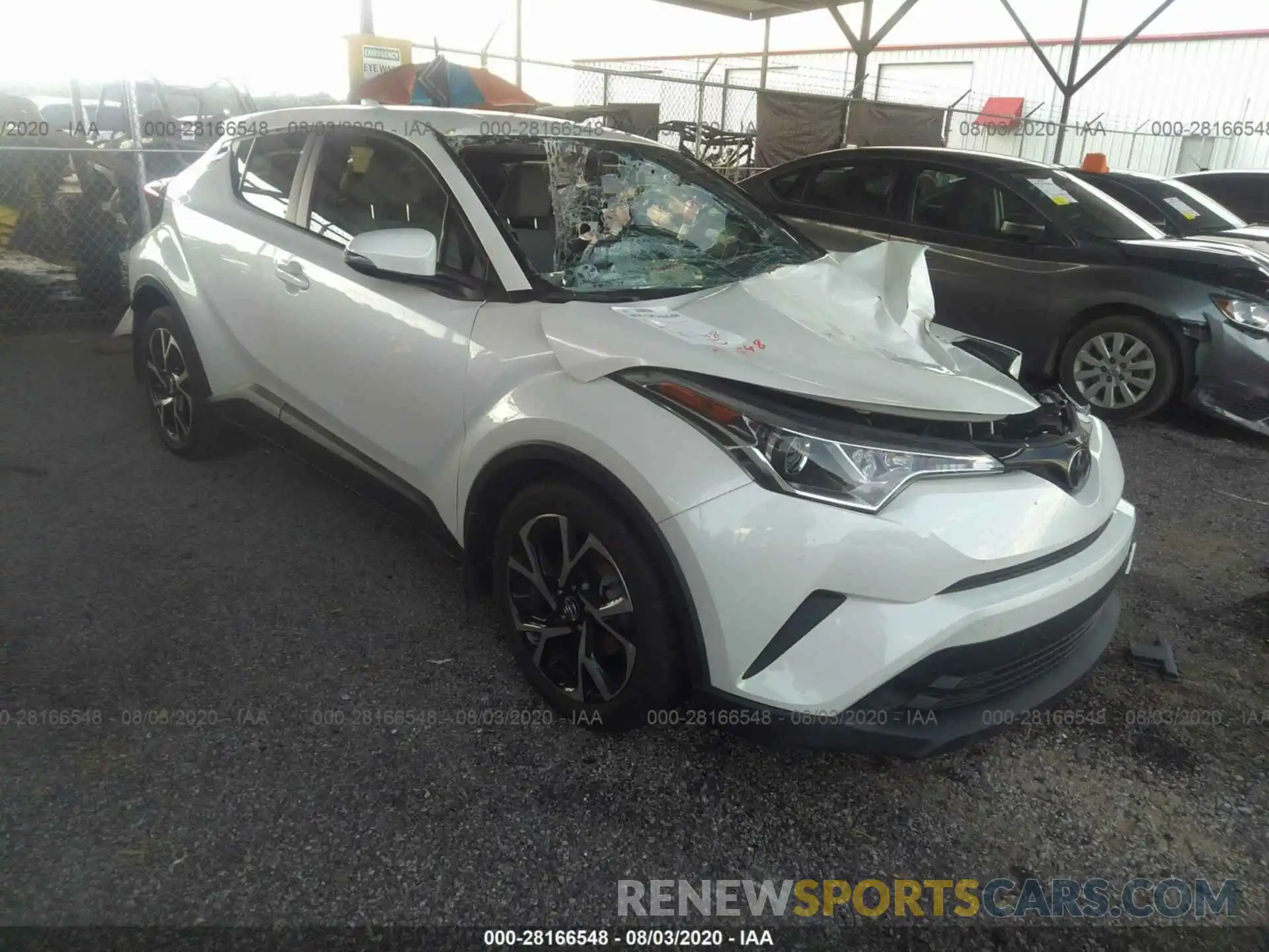 1 Photograph of a damaged car JTNKHMBX8K1049782 TOYOTA C-HR 2019