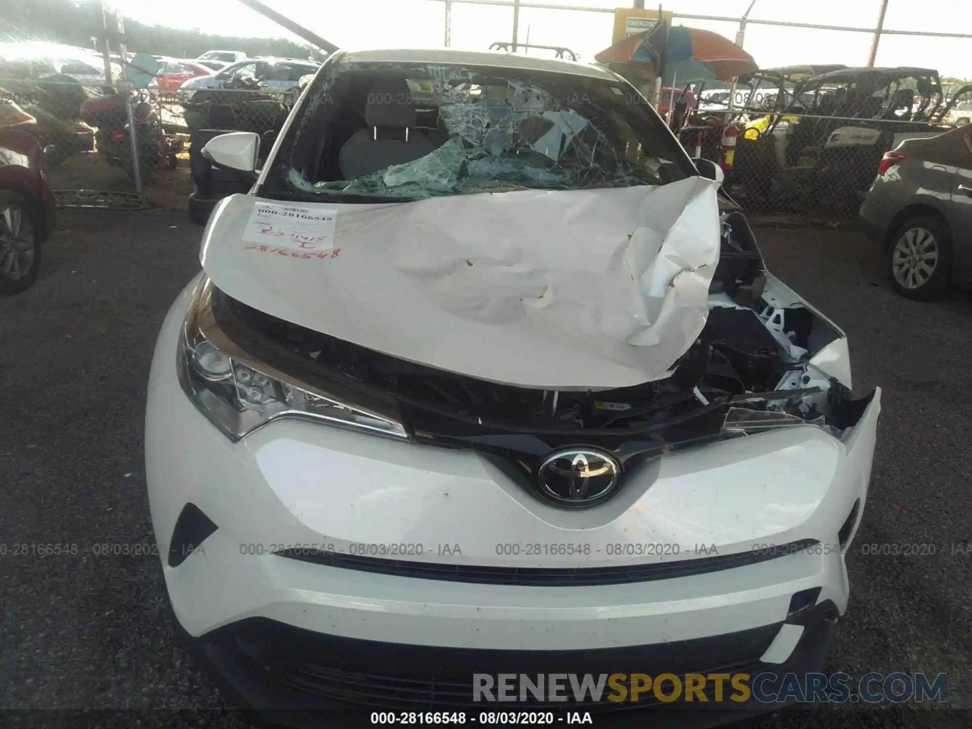 6 Photograph of a damaged car JTNKHMBX8K1049782 TOYOTA C-HR 2019