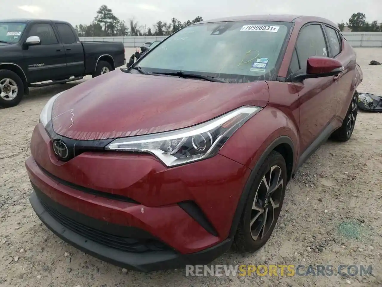 2 Photograph of a damaged car JTNKHMBX8K1050513 TOYOTA C-HR 2019