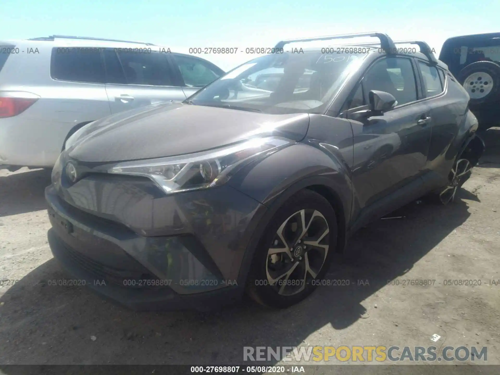 2 Photograph of a damaged car JTNKHMBX8K1050589 TOYOTA C-HR 2019