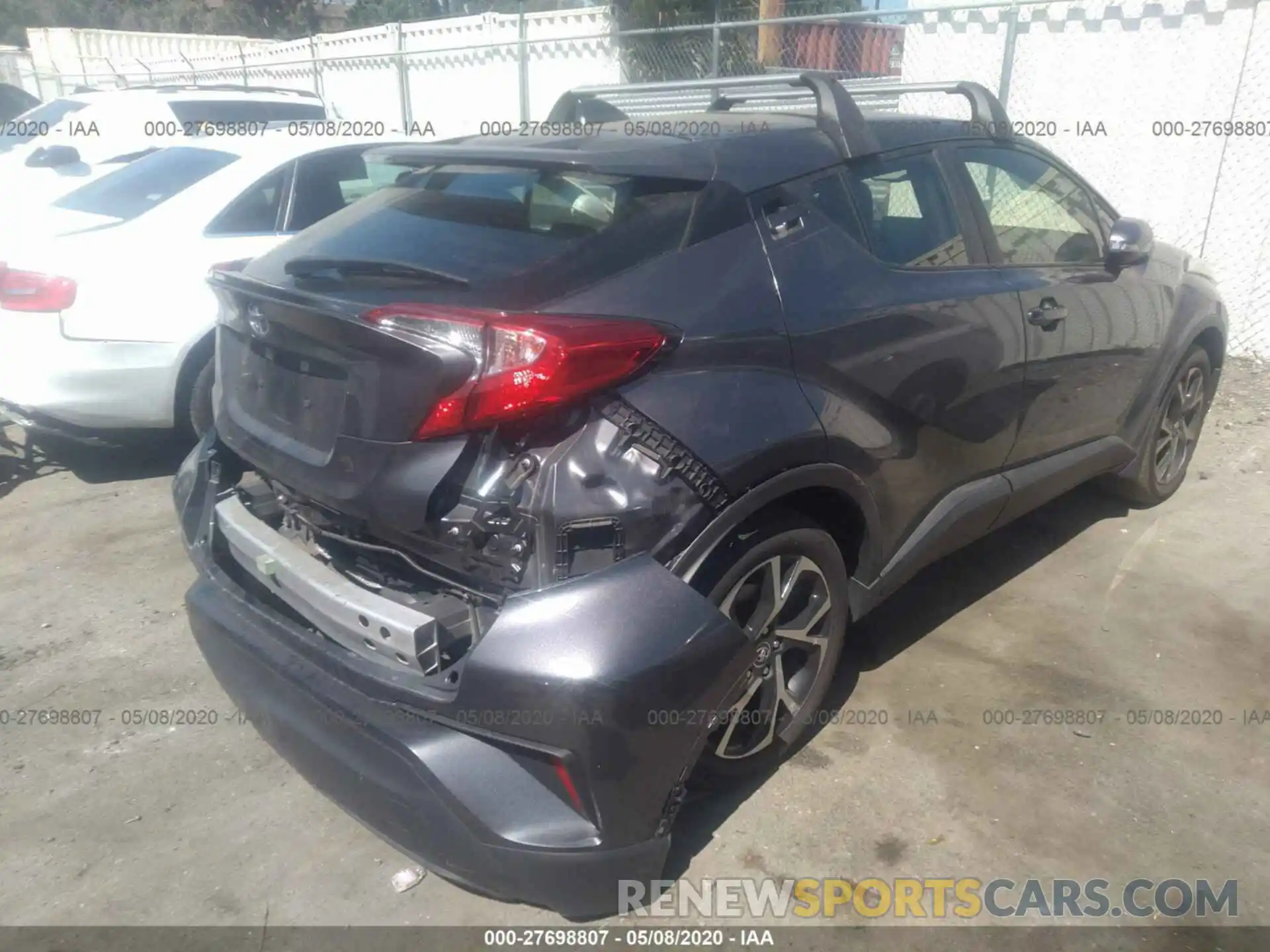 4 Photograph of a damaged car JTNKHMBX8K1050589 TOYOTA C-HR 2019