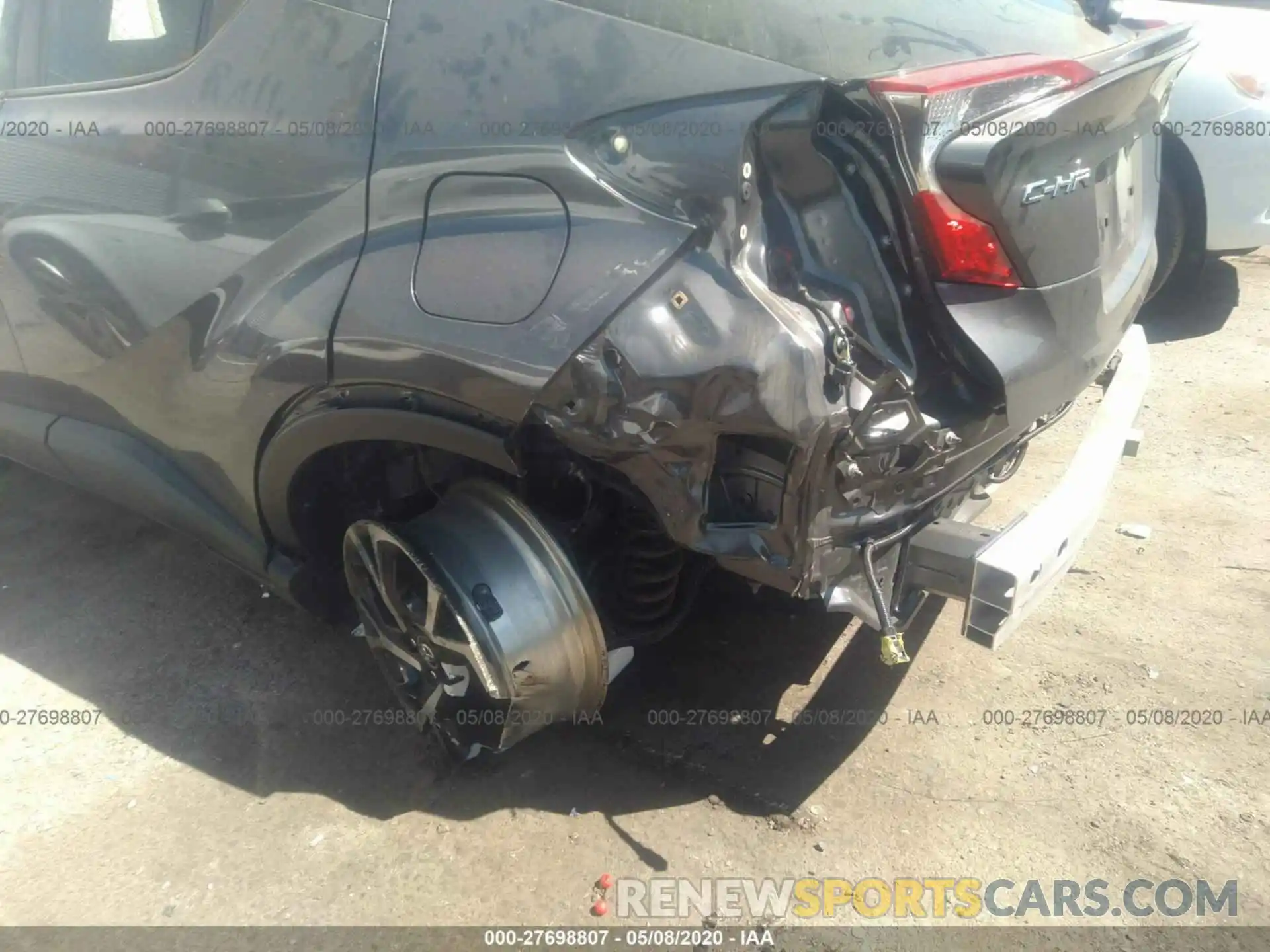 6 Photograph of a damaged car JTNKHMBX8K1050589 TOYOTA C-HR 2019