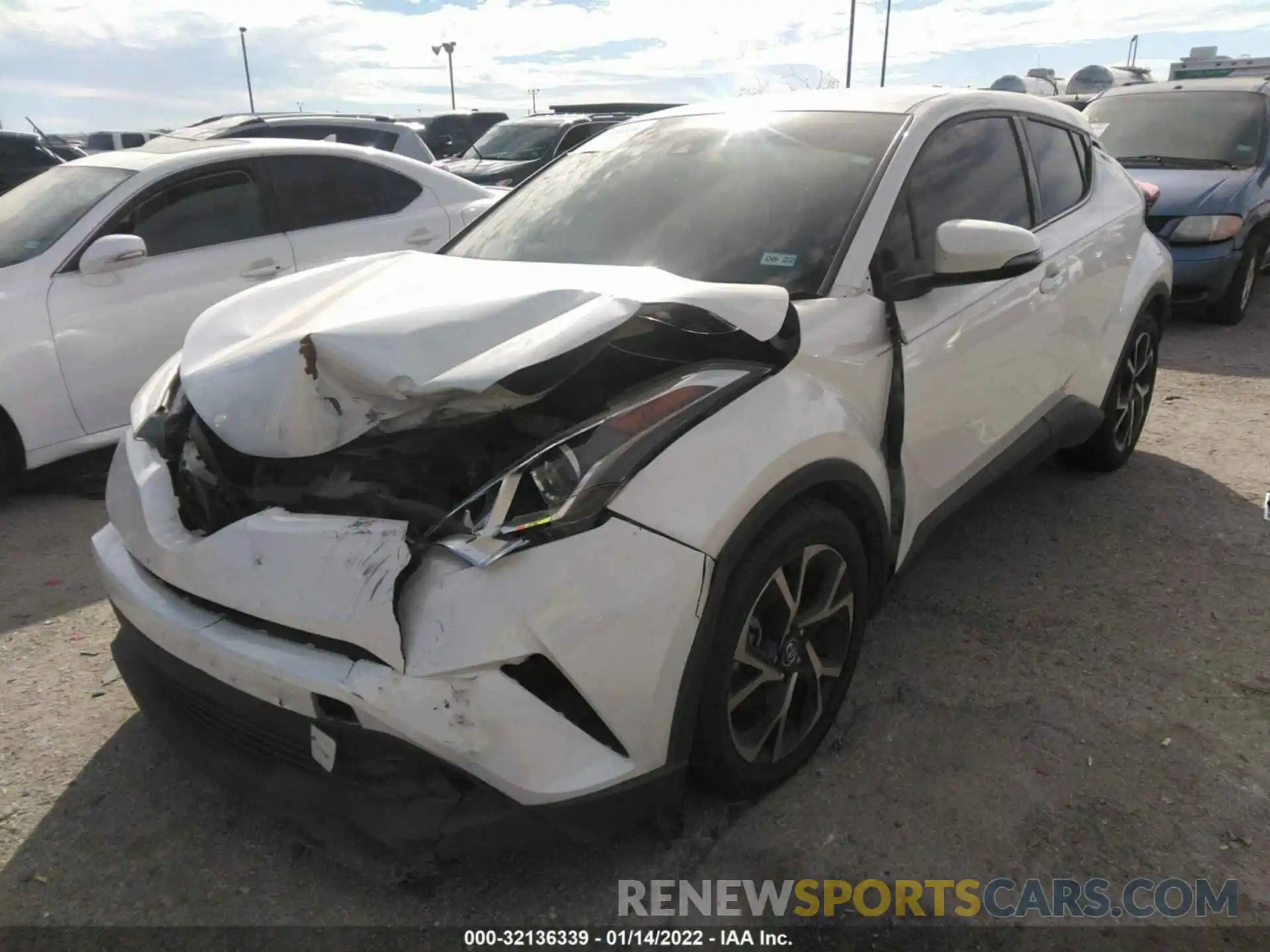 2 Photograph of a damaged car JTNKHMBX8K1050673 TOYOTA C-HR 2019