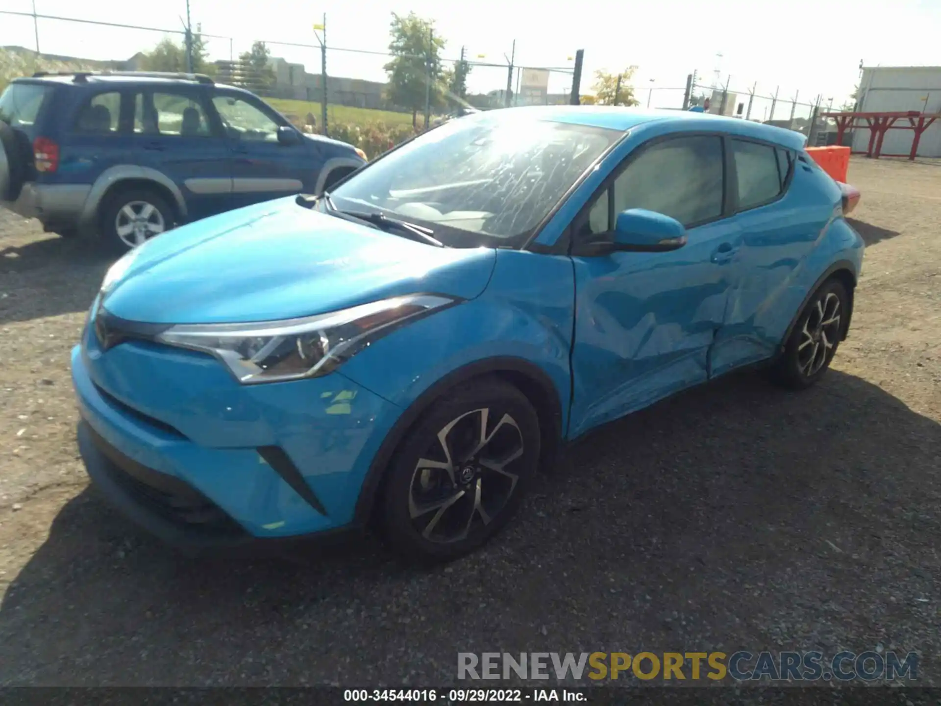 2 Photograph of a damaged car JTNKHMBX8K1051502 TOYOTA C-HR 2019