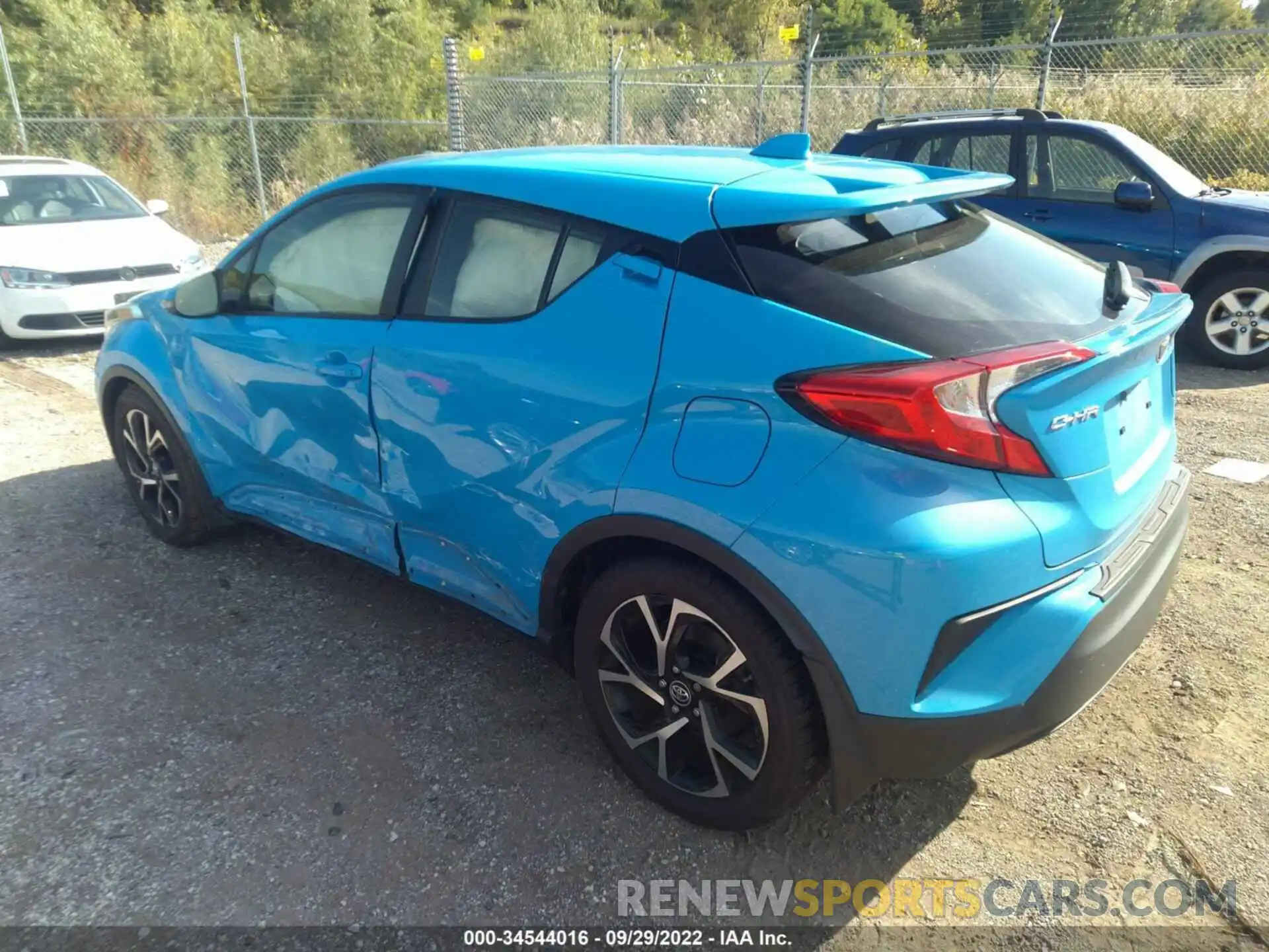 3 Photograph of a damaged car JTNKHMBX8K1051502 TOYOTA C-HR 2019