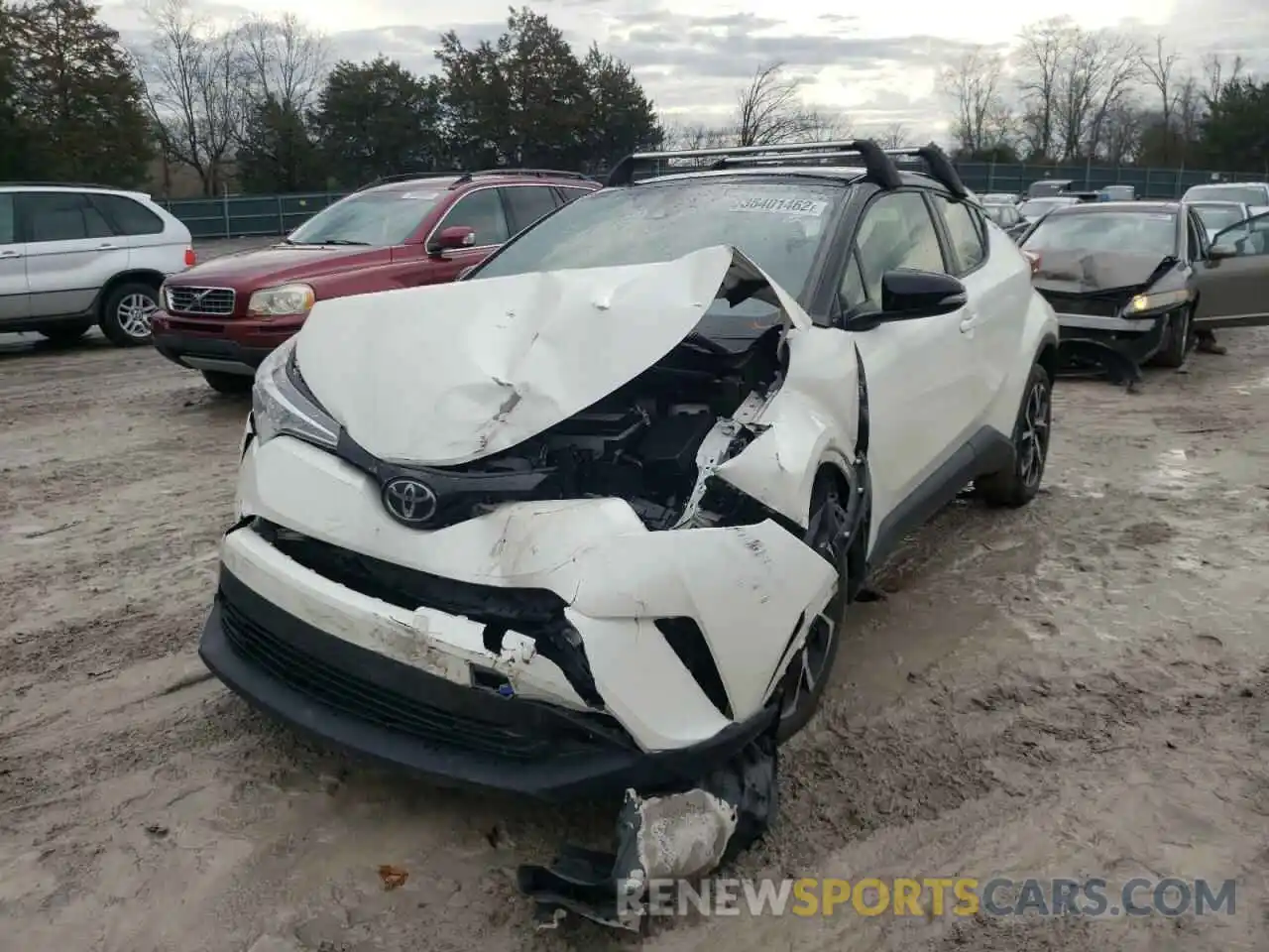 2 Photograph of a damaged car JTNKHMBX8K1052181 TOYOTA C-HR 2019