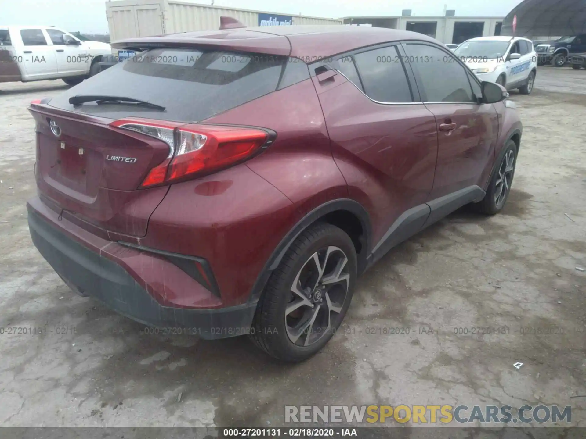 4 Photograph of a damaged car JTNKHMBX8K1053170 TOYOTA C-HR 2019