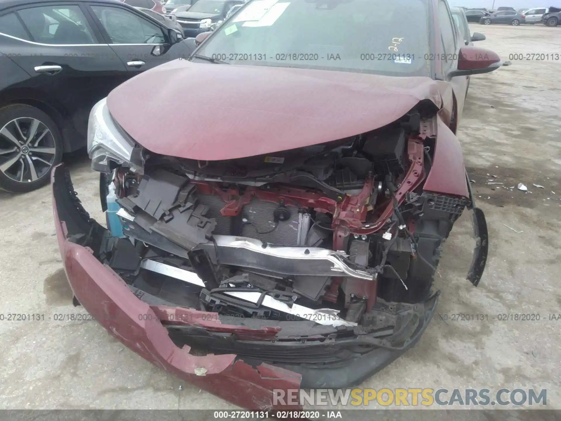 6 Photograph of a damaged car JTNKHMBX8K1053170 TOYOTA C-HR 2019