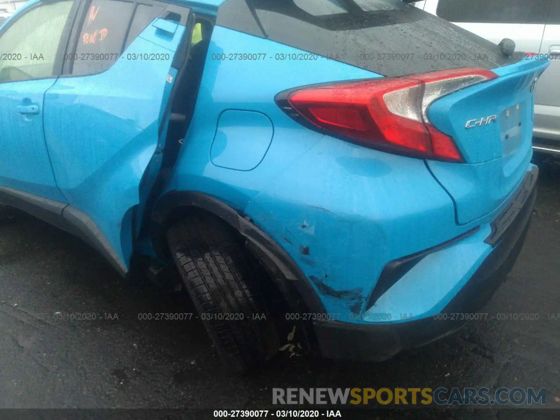 6 Photograph of a damaged car JTNKHMBX8K1053265 TOYOTA C-HR 2019