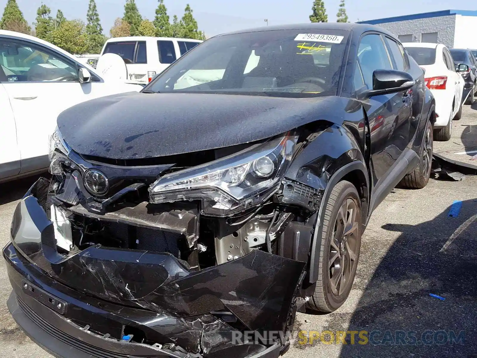 2 Photograph of a damaged car JTNKHMBX8K1055341 TOYOTA C-HR 2019