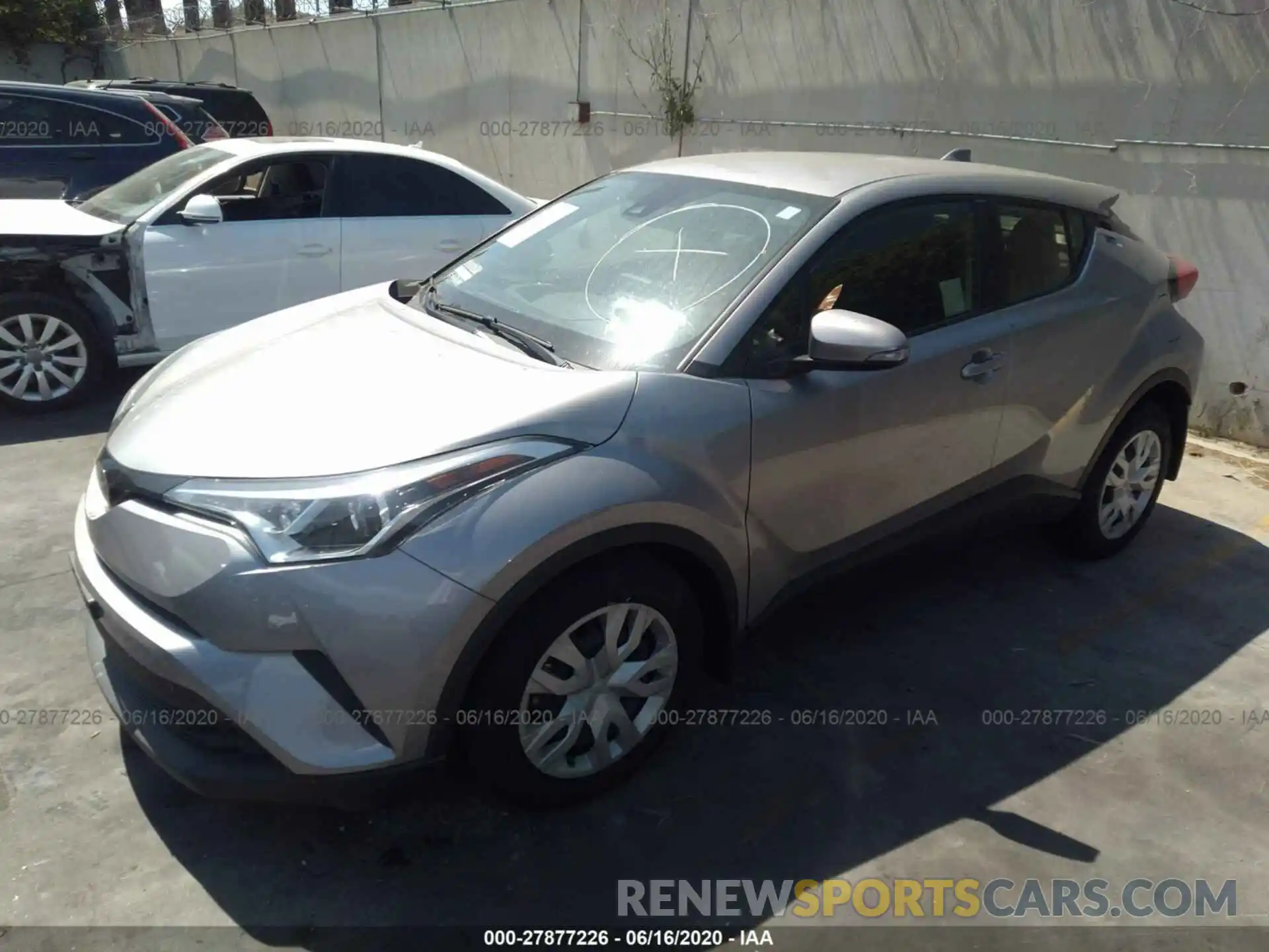 2 Photograph of a damaged car JTNKHMBX8K1055436 TOYOTA C-HR 2019