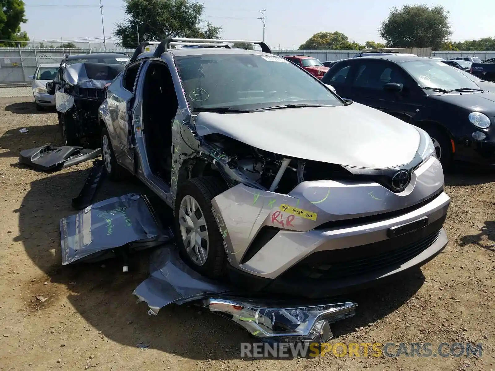 1 Photograph of a damaged car JTNKHMBX8K1055629 TOYOTA C-HR 2019