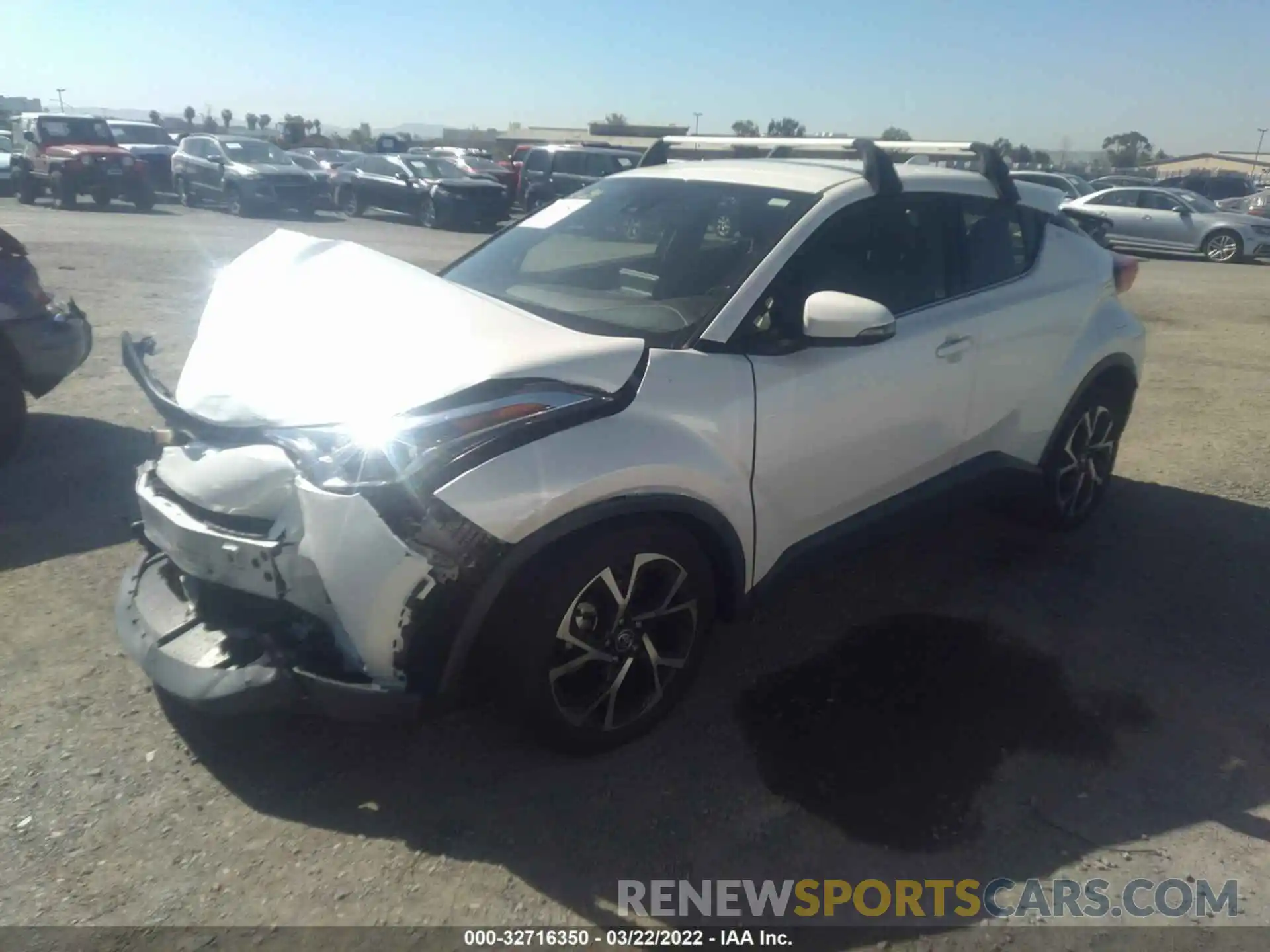 2 Photograph of a damaged car JTNKHMBX8K1055839 TOYOTA C-HR 2019