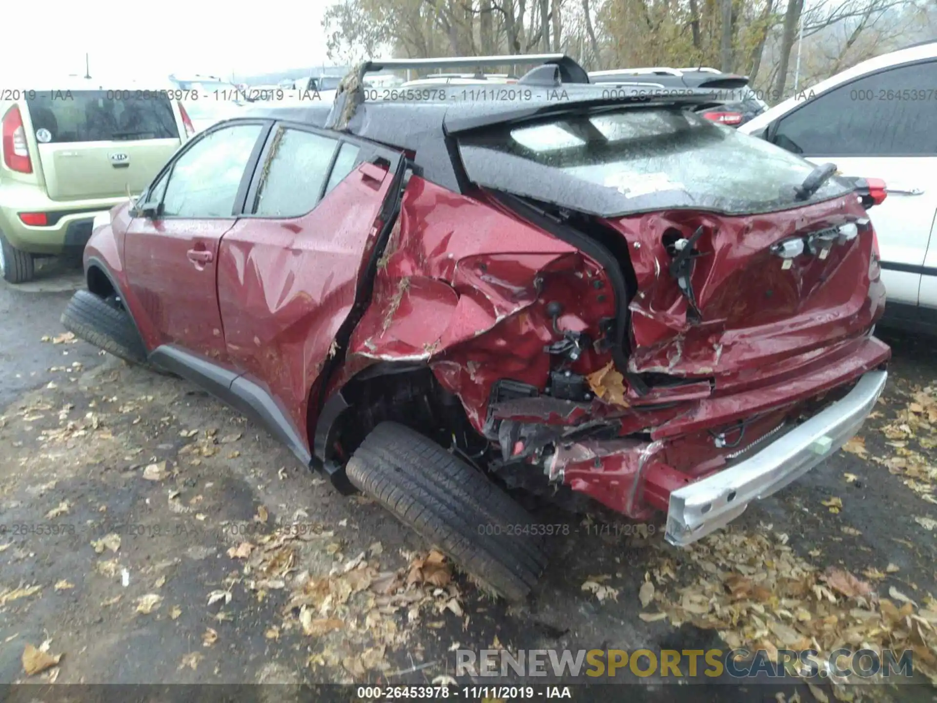 3 Photograph of a damaged car JTNKHMBX8K1055890 TOYOTA C-HR 2019