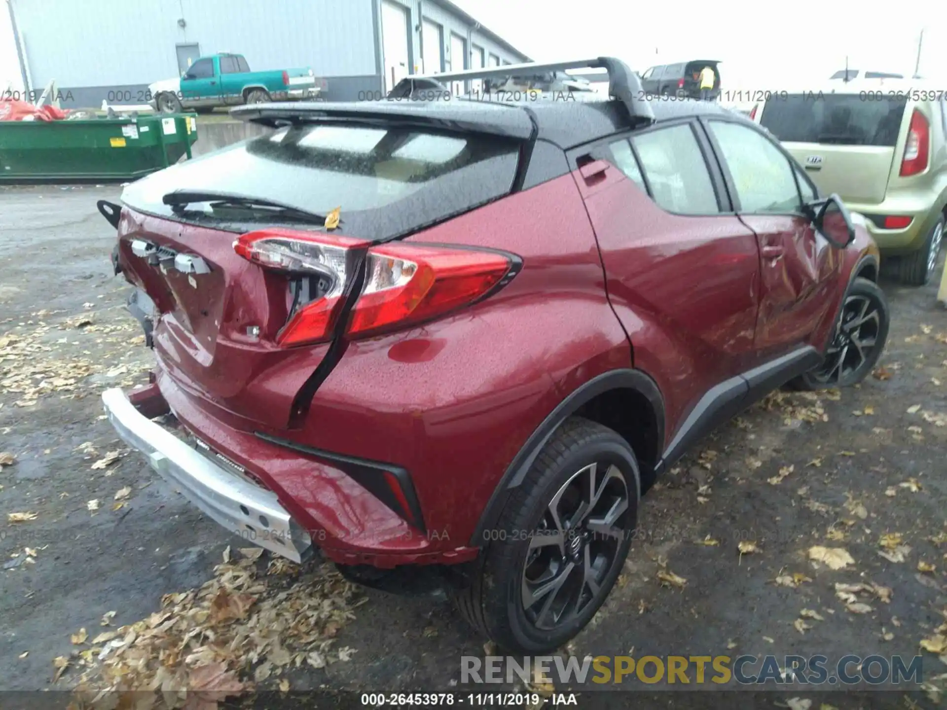 4 Photograph of a damaged car JTNKHMBX8K1055890 TOYOTA C-HR 2019