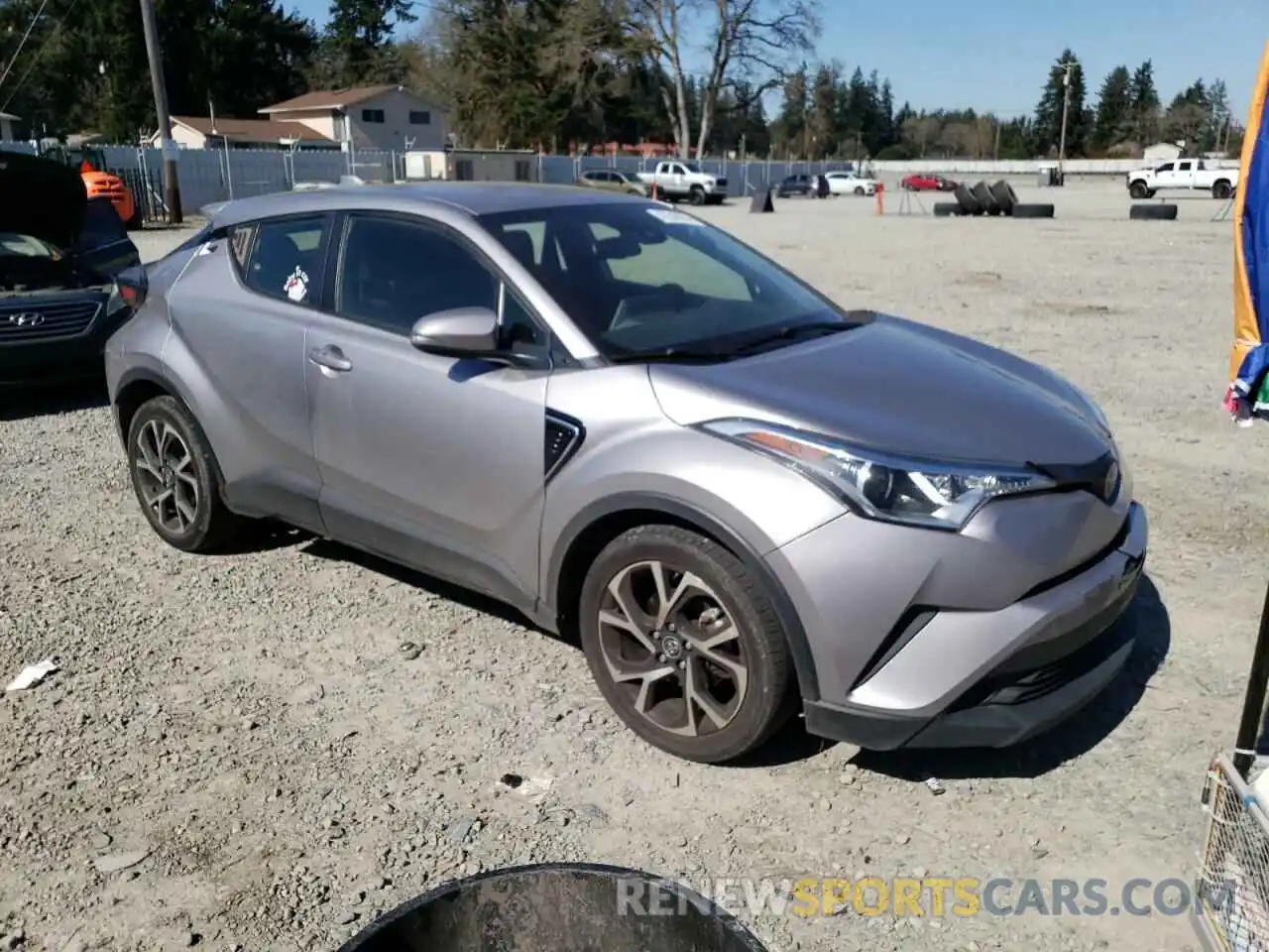 4 Photograph of a damaged car JTNKHMBX8K1056148 TOYOTA C-HR 2019