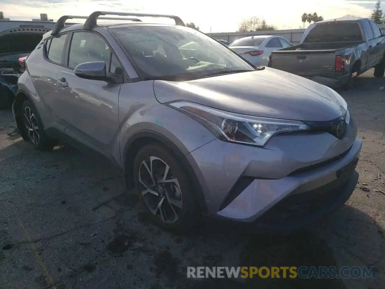 1 Photograph of a damaged car JTNKHMBX8K1056537 TOYOTA C-HR 2019