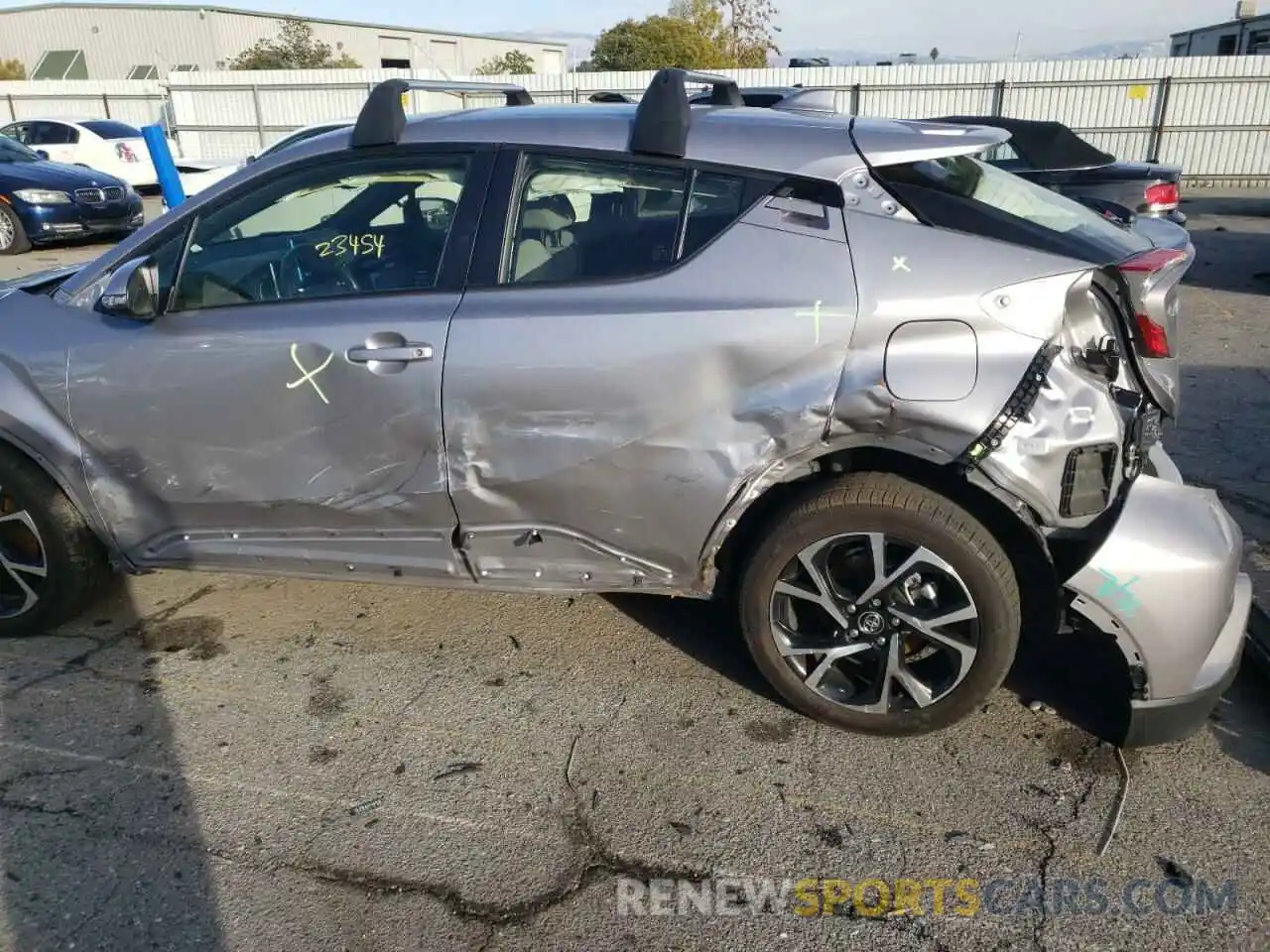 9 Photograph of a damaged car JTNKHMBX8K1056537 TOYOTA C-HR 2019