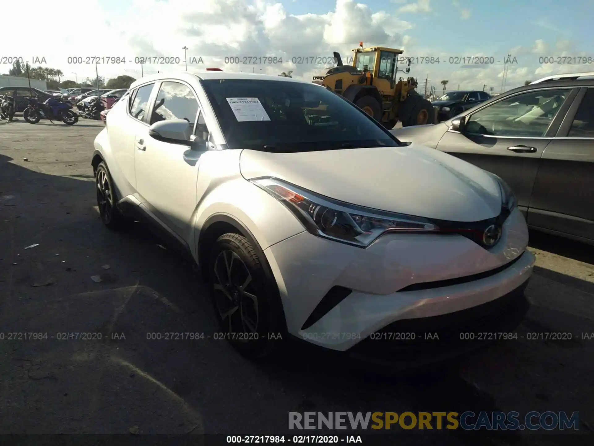 1 Photograph of a damaged car JTNKHMBX8K1057199 TOYOTA C-HR 2019