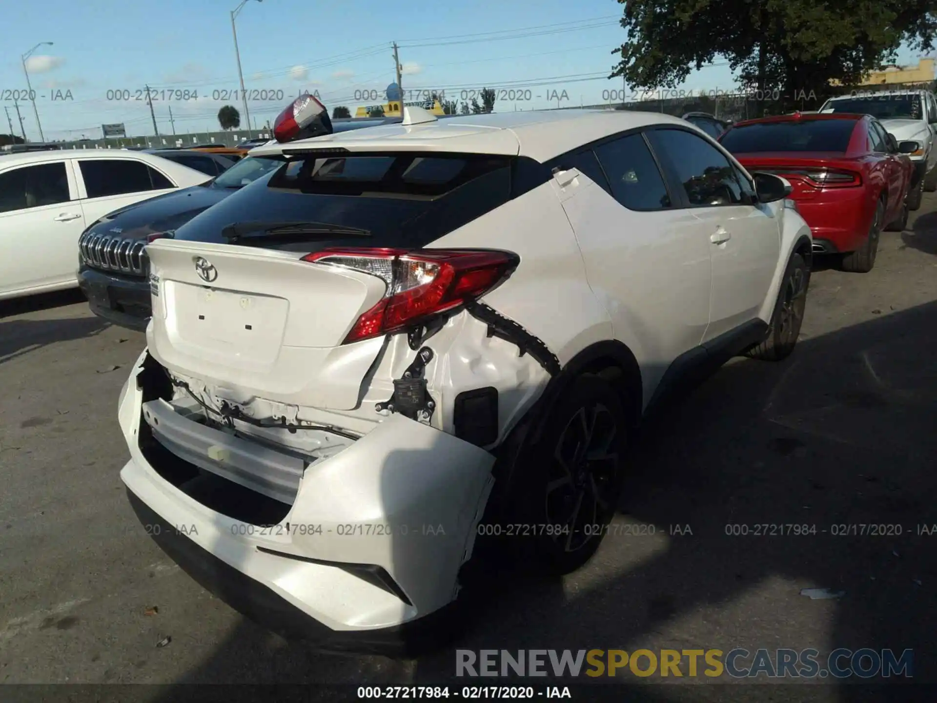 4 Photograph of a damaged car JTNKHMBX8K1057199 TOYOTA C-HR 2019