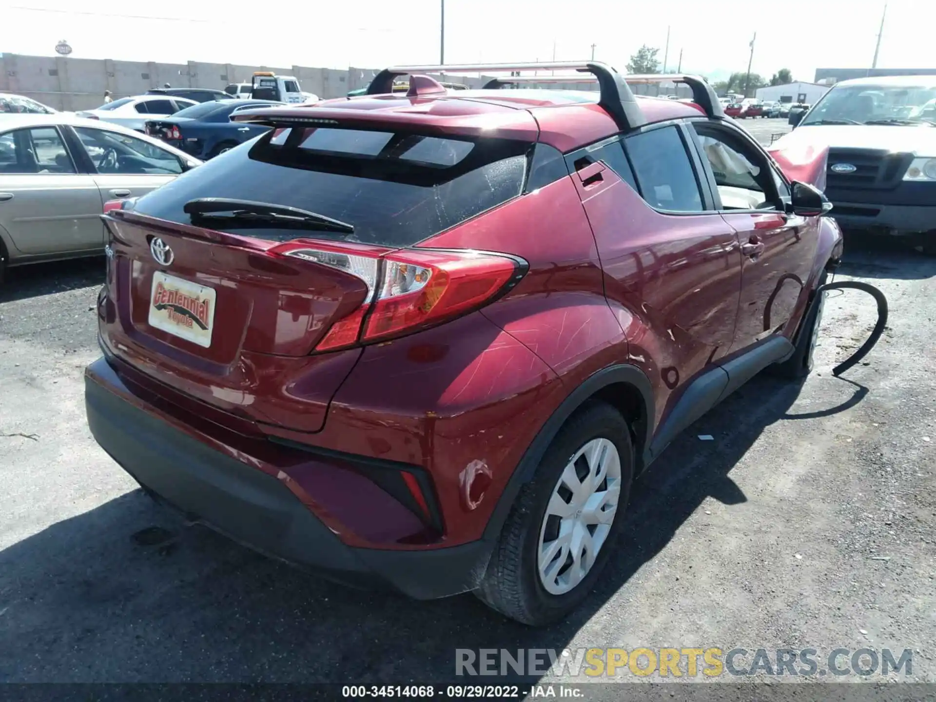 4 Photograph of a damaged car JTNKHMBX8K1057641 TOYOTA C-HR 2019