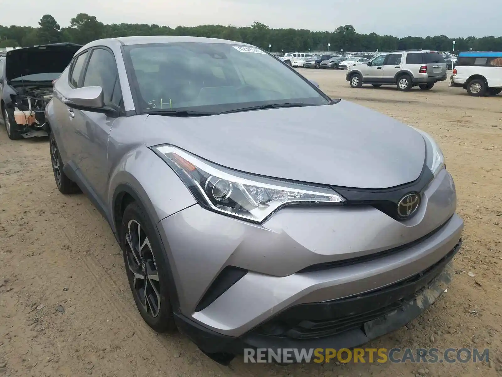 1 Photograph of a damaged car JTNKHMBX8K1058269 TOYOTA C-HR 2019