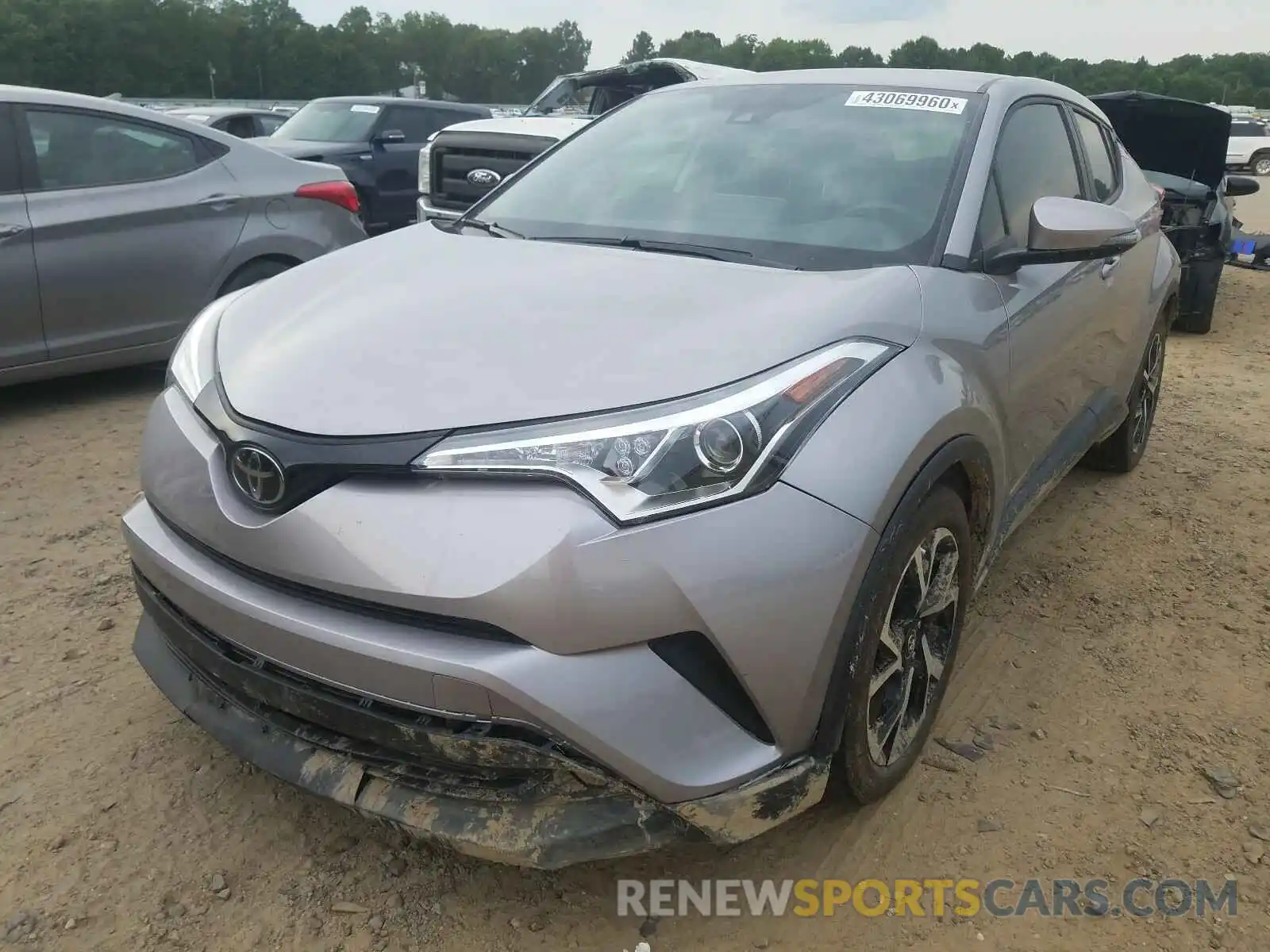 2 Photograph of a damaged car JTNKHMBX8K1058269 TOYOTA C-HR 2019