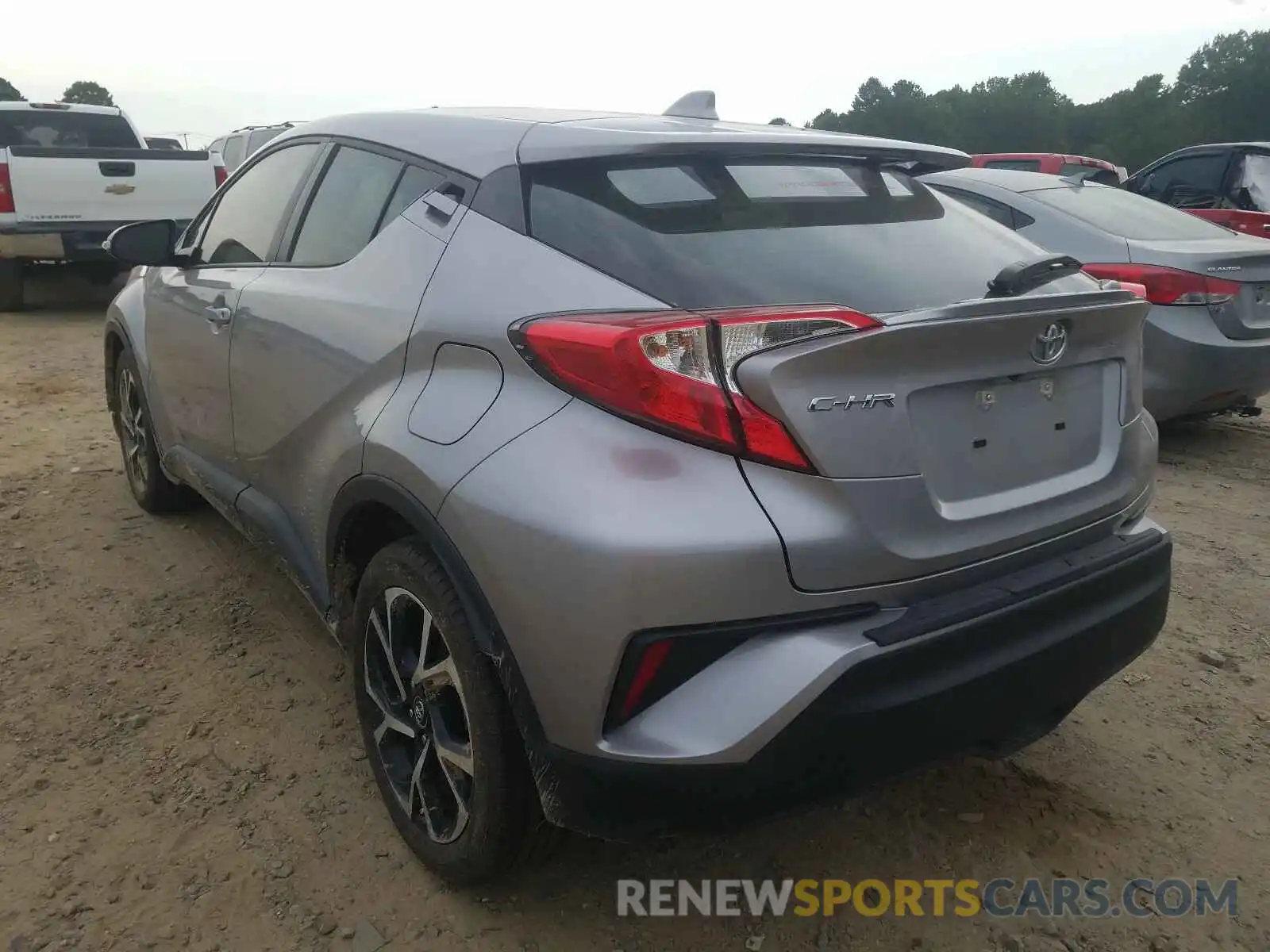 3 Photograph of a damaged car JTNKHMBX8K1058269 TOYOTA C-HR 2019