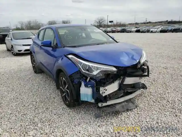 1 Photograph of a damaged car JTNKHMBX8K1058532 TOYOTA C-HR 2019