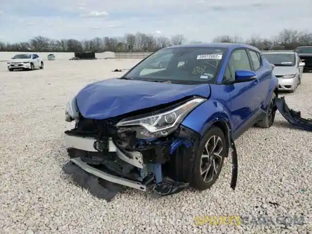 2 Photograph of a damaged car JTNKHMBX8K1058532 TOYOTA C-HR 2019