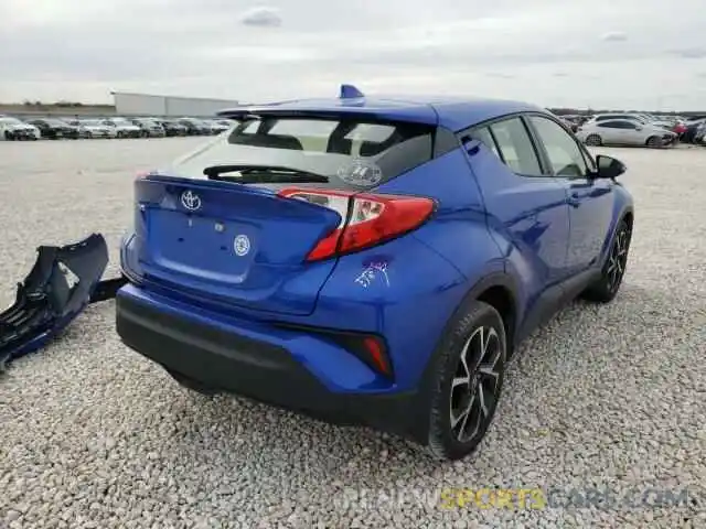 4 Photograph of a damaged car JTNKHMBX8K1058532 TOYOTA C-HR 2019