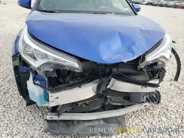 9 Photograph of a damaged car JTNKHMBX8K1058532 TOYOTA C-HR 2019