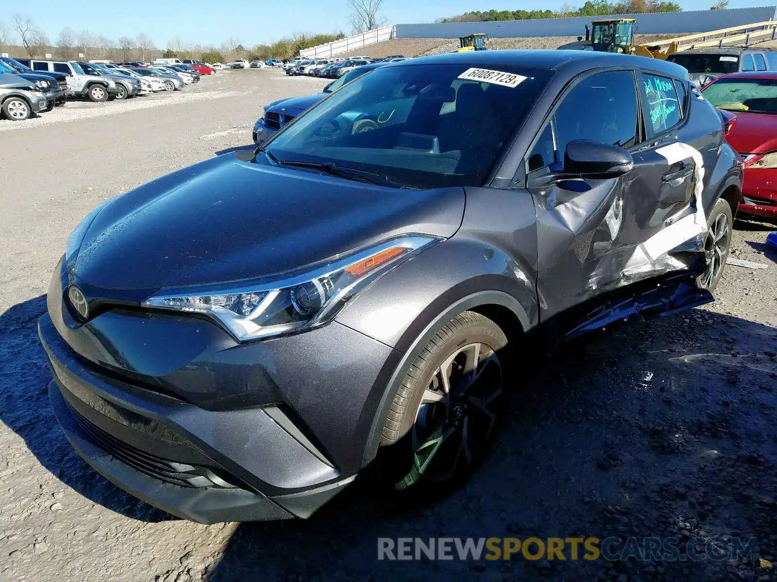 2 Photograph of a damaged car JTNKHMBX8K1058952 TOYOTA C-HR 2019